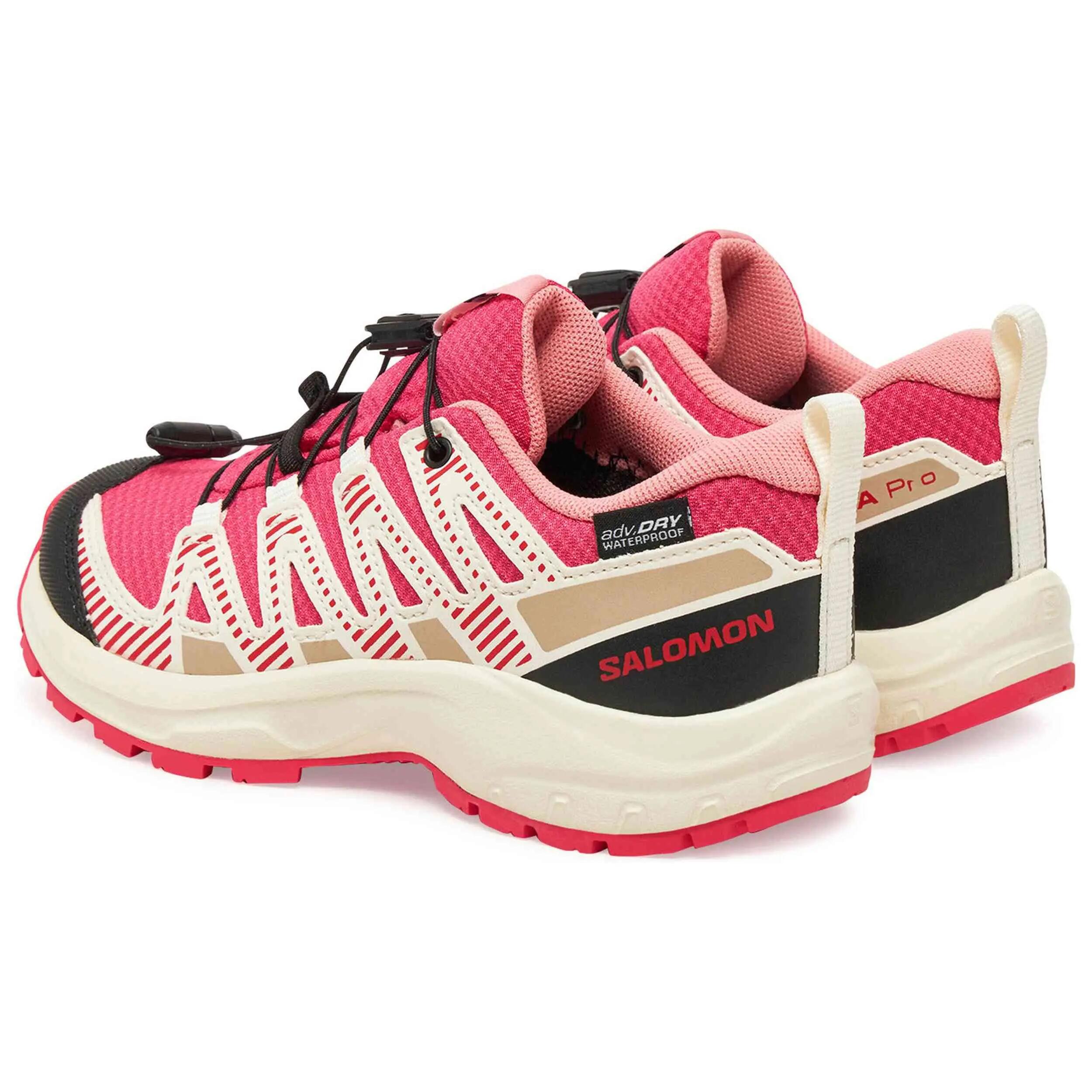 Scarpe Trail Salomon XA Pro V8 Waterproof Rosa Bambino 3/5