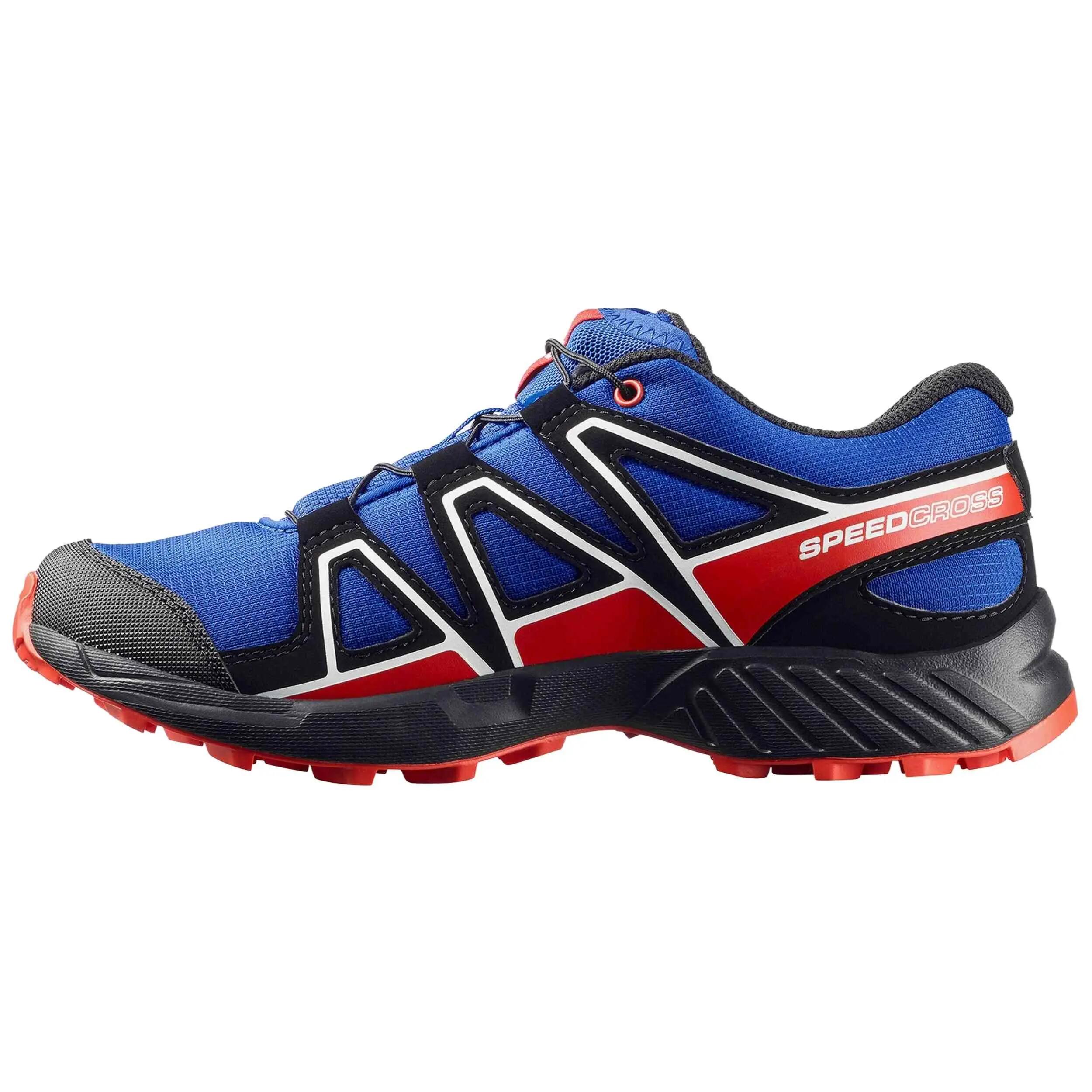 Salomon Speedcross Scarpe Trail Bambino Blu/Rosso 2/5