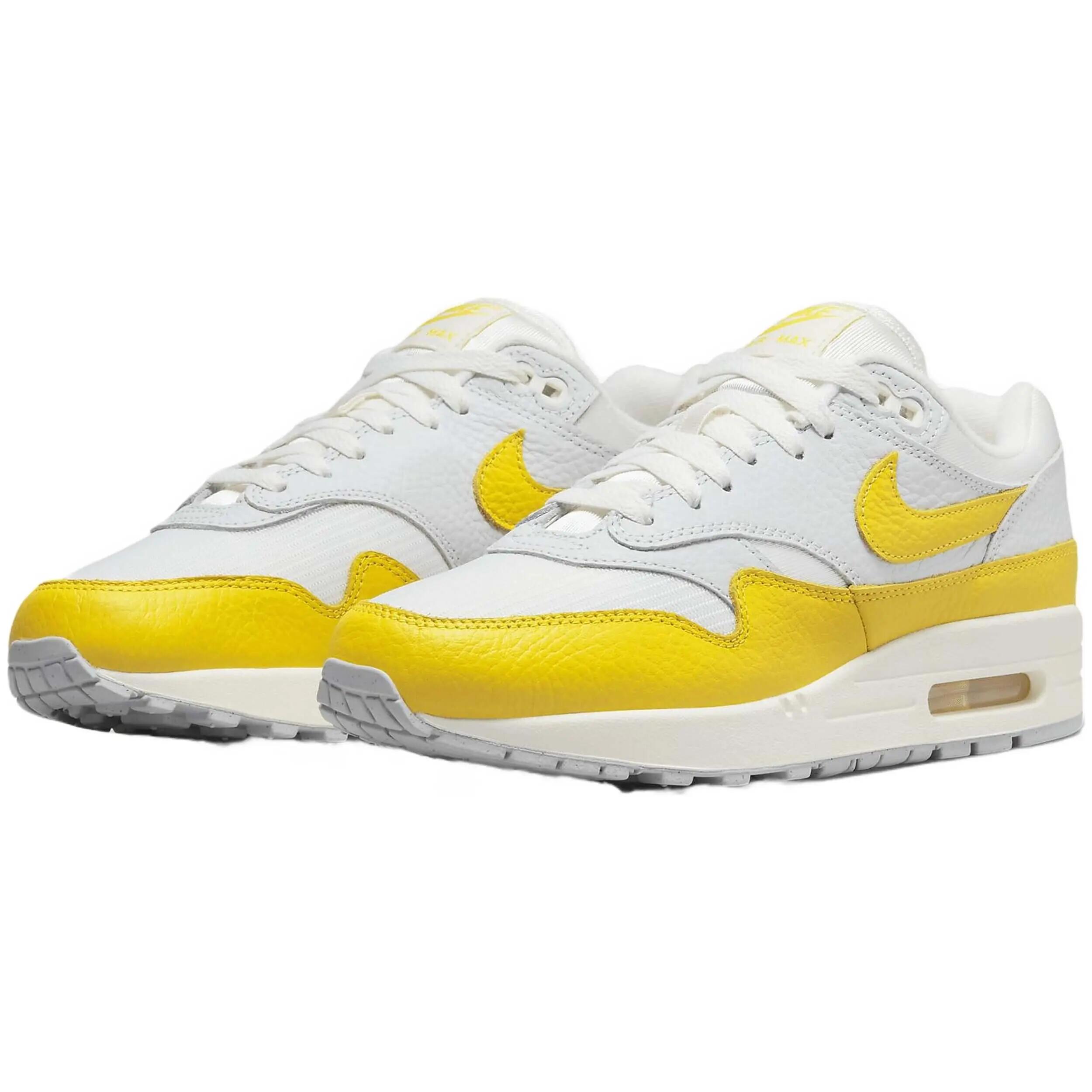 Schoenen - lifestyle - heren - air max 1 - demping - wit/helder geel 5/5