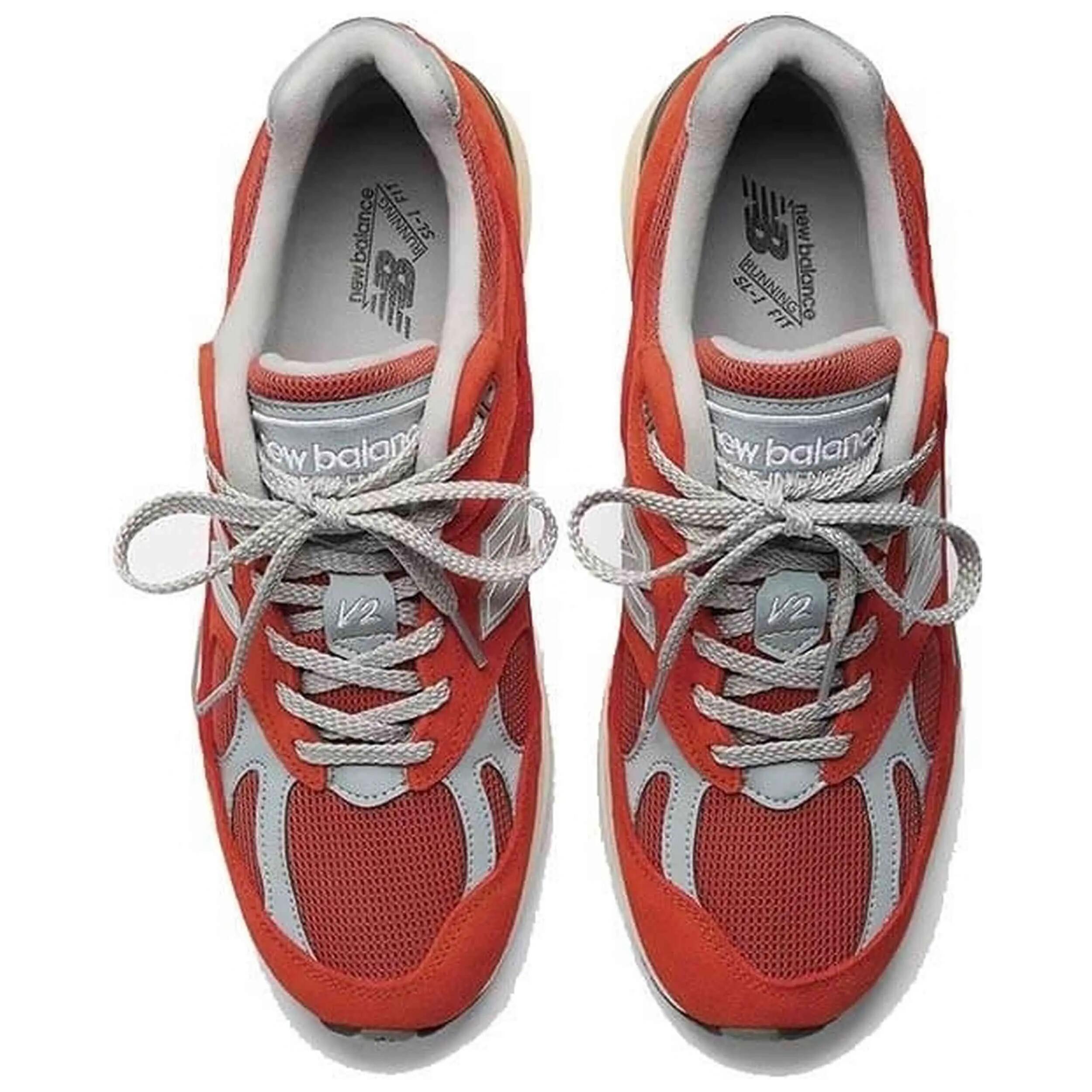 Schoen New balance model New Balance Made in UK U991v2 "Grenadine" voor unisex 4/4