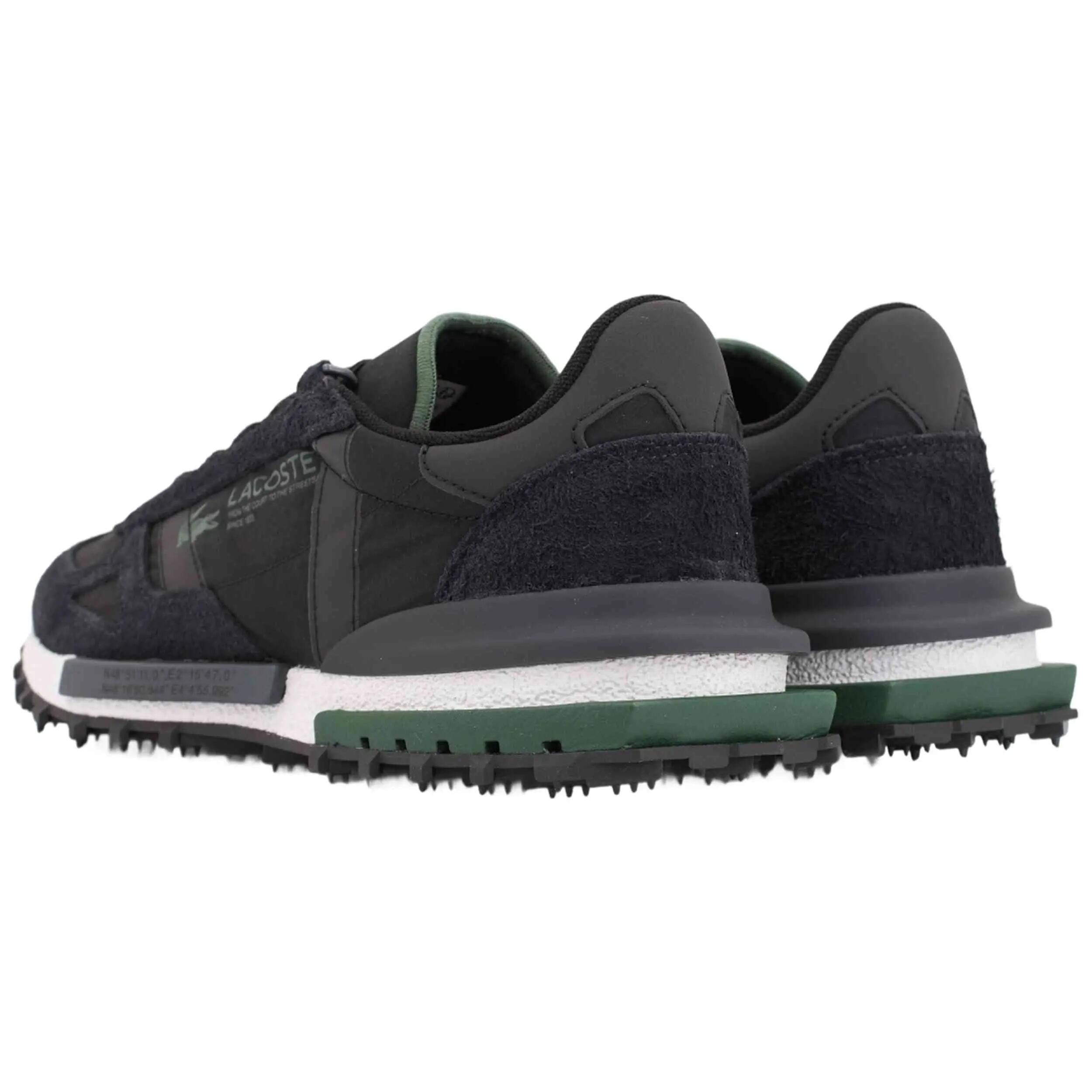 Zapatillas Negras Lacoste Elite Active Black White Cómodas y Ligeras 4/5