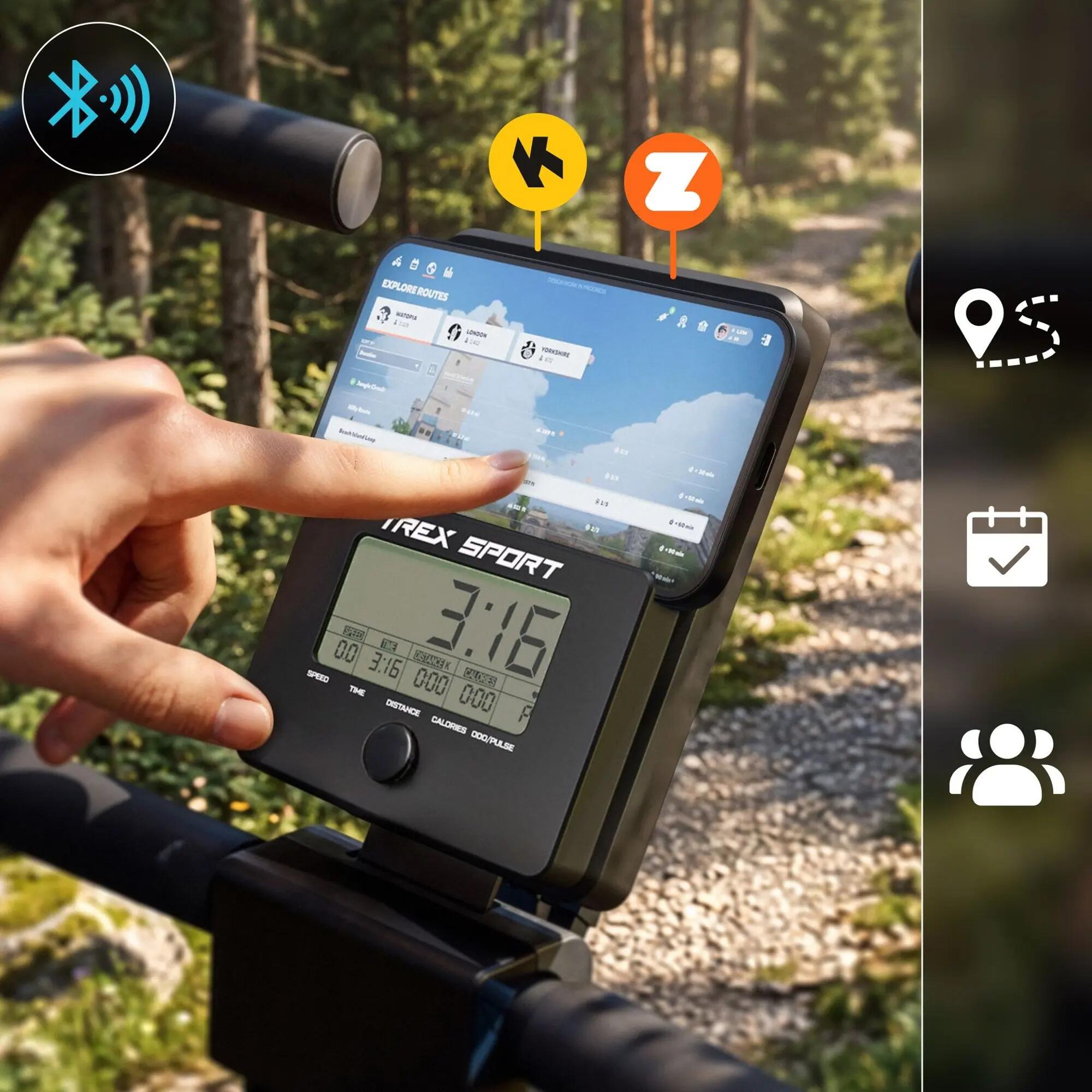 Hometrainer Trex Sport TX-390XB TRIBER magnetisch Bluetooth 5/7