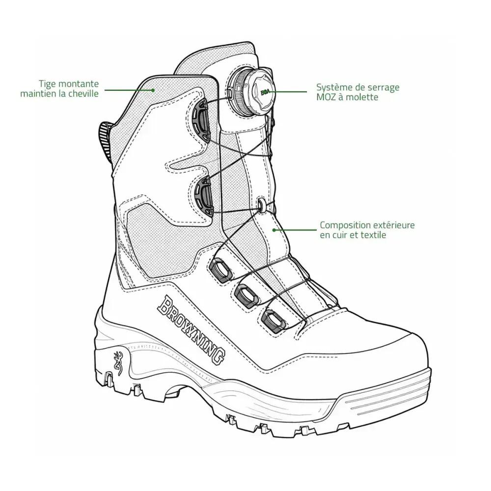 Scarpe da caccia Browning Hunstman II 3/5