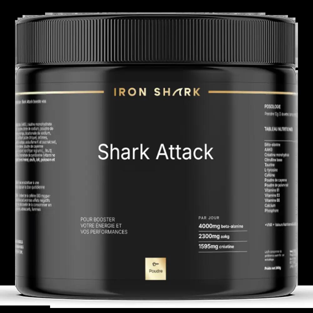 Preworkout | Shark Attack (360g) | Fruit Punch 1/2