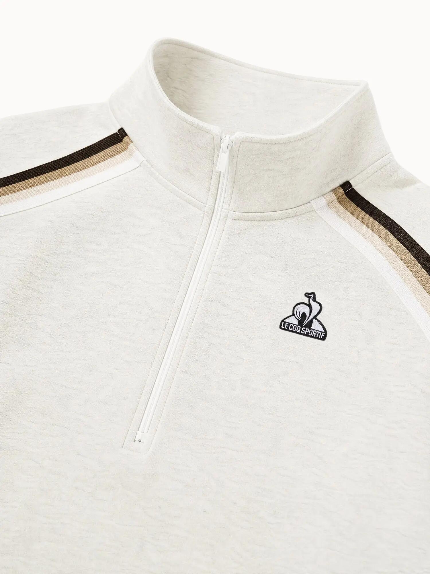 Felpa con cerniera a metà da donna Le Coq Sportif Heritage 4/5