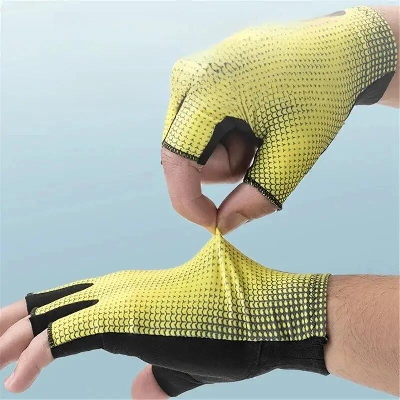 Paar Handschuhe Fahrrad halbfinger Unisex rutschfest 5/7