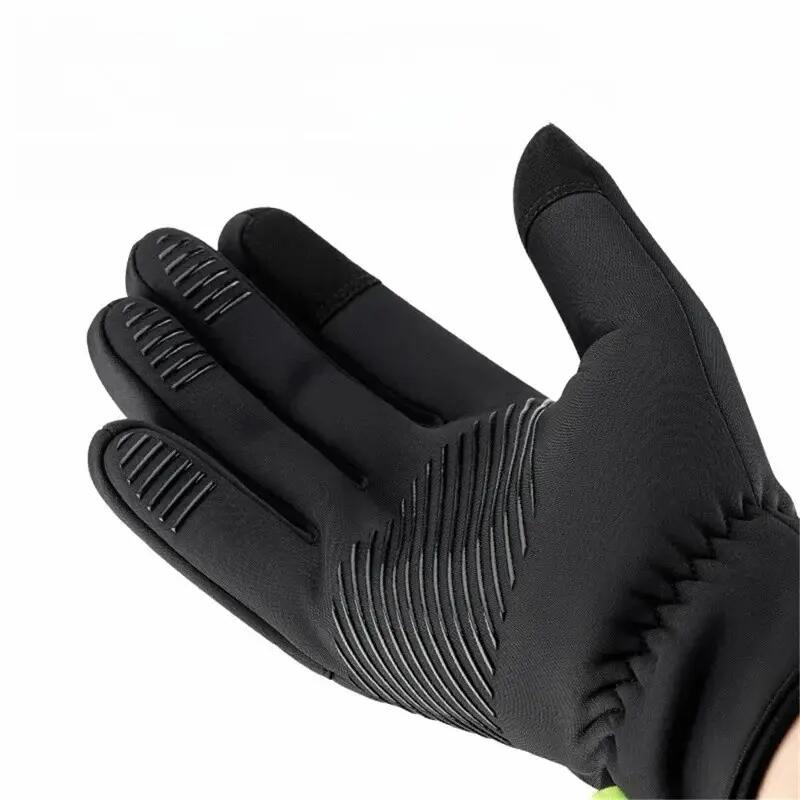 Coppia guanti ciclismo tattili riflettenti 2/7