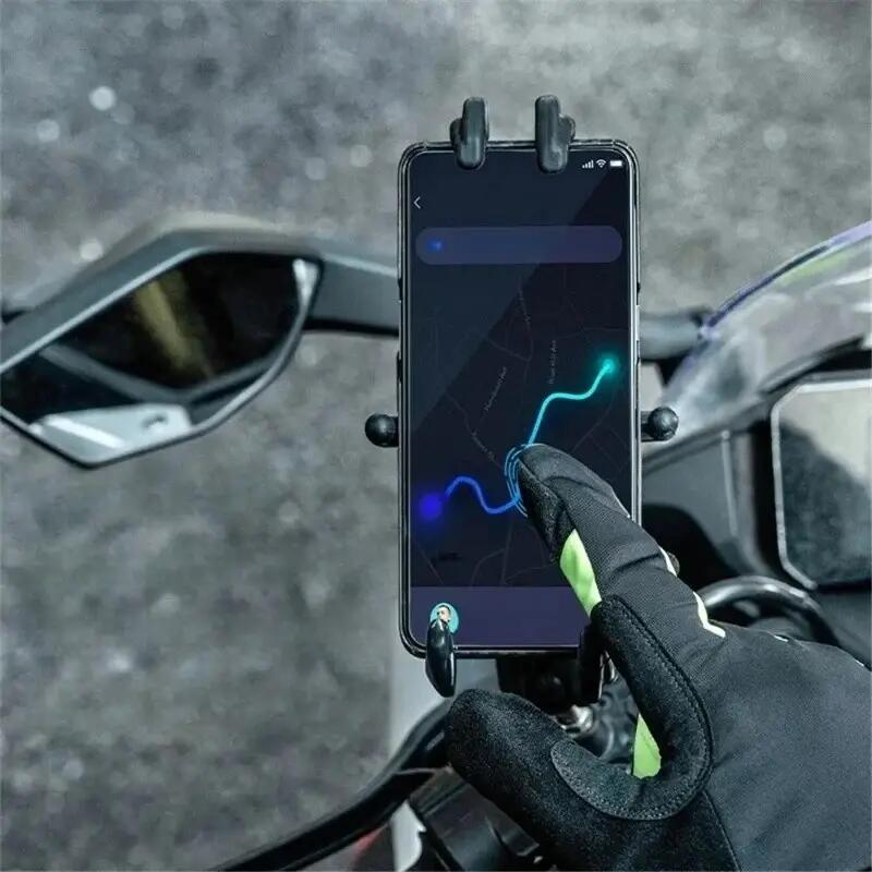 Coppia guanti ciclismo a dita intere schermo tattile caldi 2/6