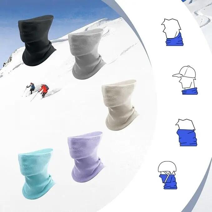 Cache-cou polaire réversible hiver QUNATURE 7/7