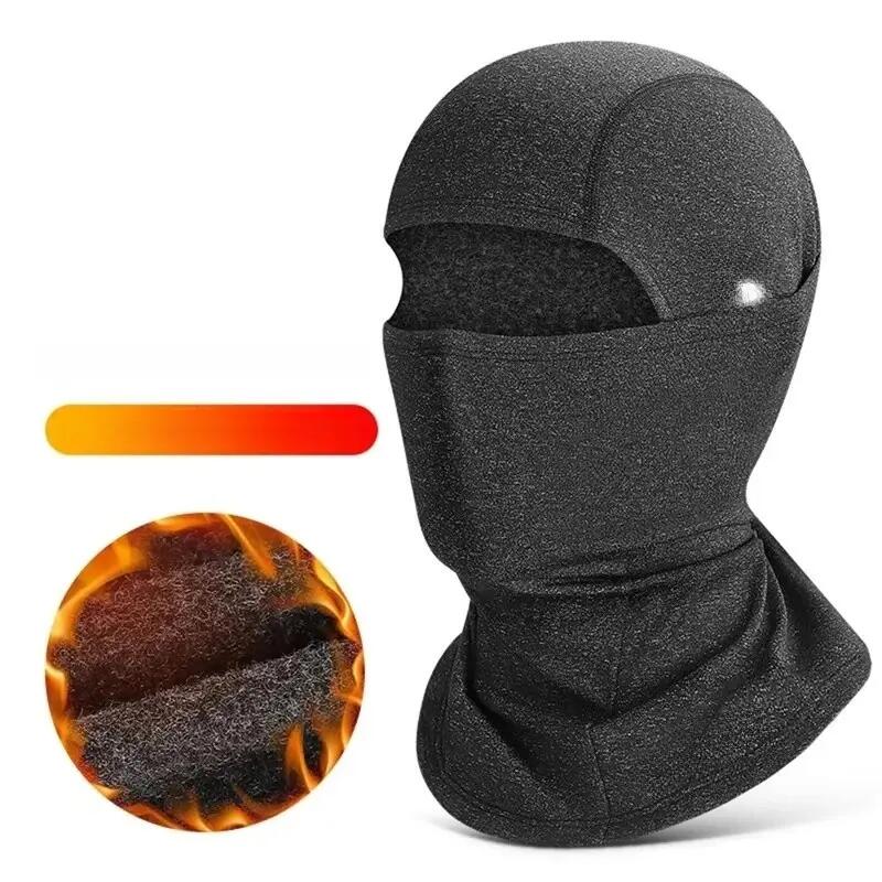Copricapo antivento termico con fori per occhiali 2/4