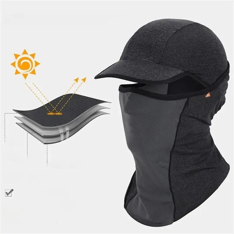 Cagoule d'été anti-UV rafraîchissant et respirant 3/4