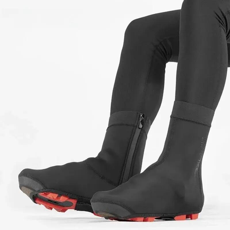 Paar Schuhüberzüge Fahrrad warm winddicht 6/7