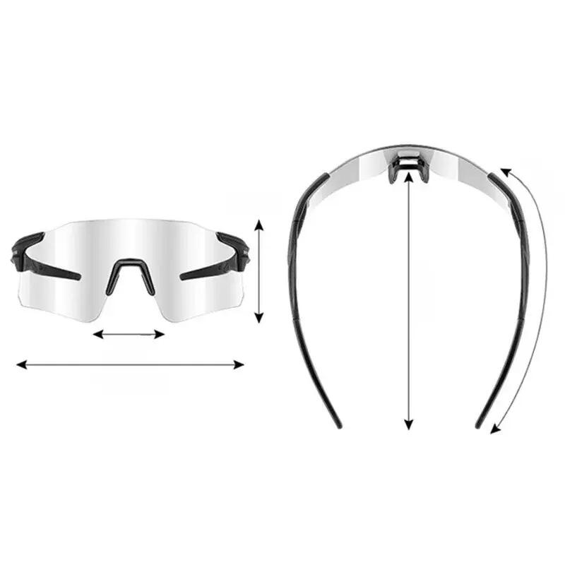 Sonnenbrille Sport photochromatisch beschlagfrei winddicht 6/7