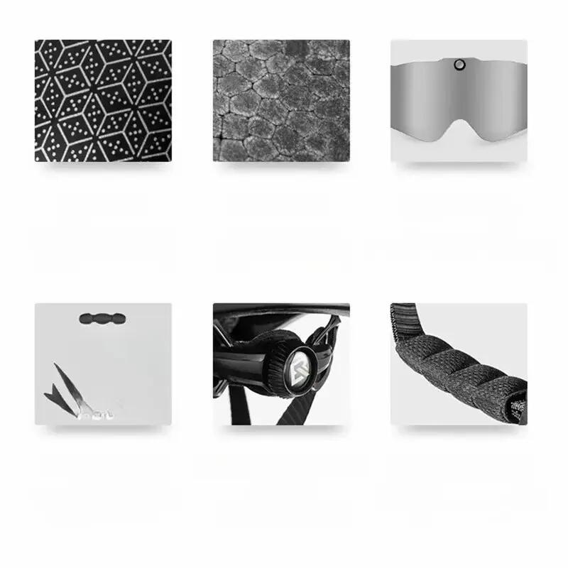 Casque de vélo avec absorption chocs EPS et visière de lunettes 3/5