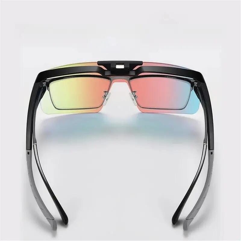 Óculos de sol com lentes claras anti-vento para homem e mulher 6/7
