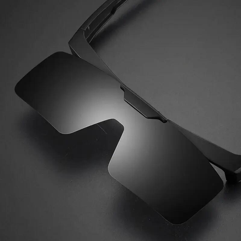 Óculos de sol com lentes claras anti-vento para homem e mulher 3/7