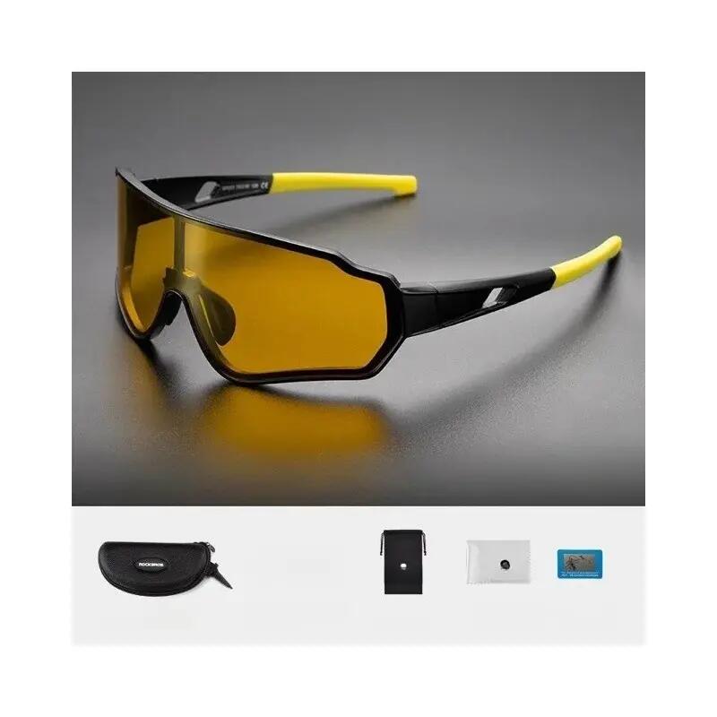 Occhiali ciclismo fotocromatici polarizzati antivento 2/7