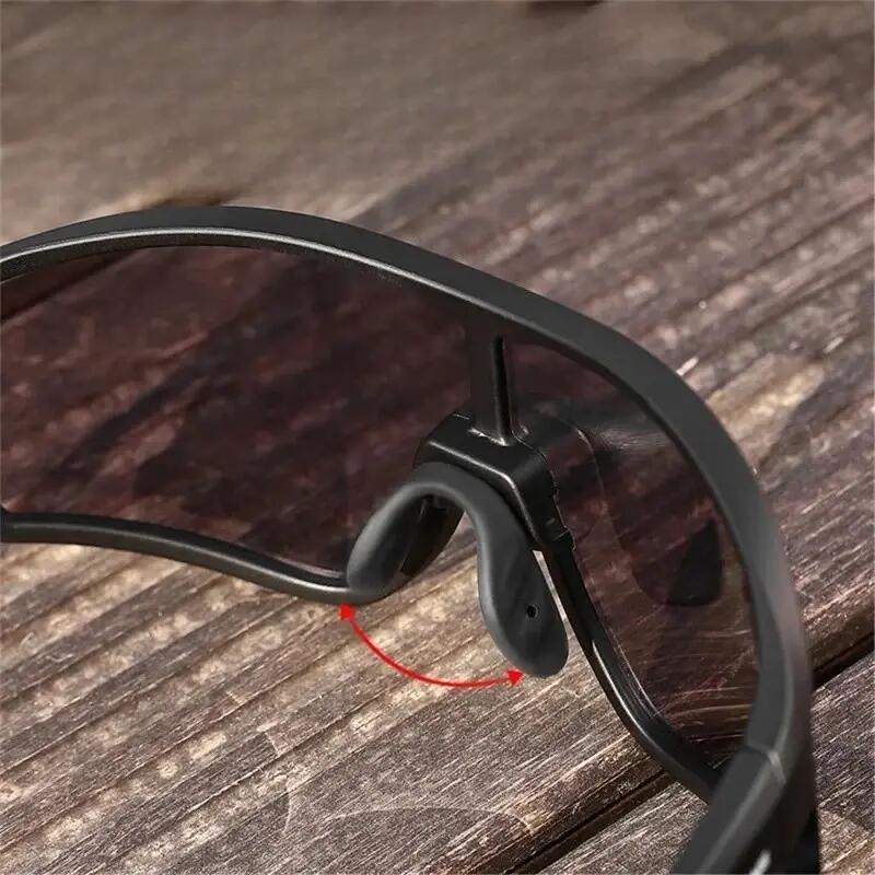 Brille Fahrrad photochromatisch winddicht 4/7