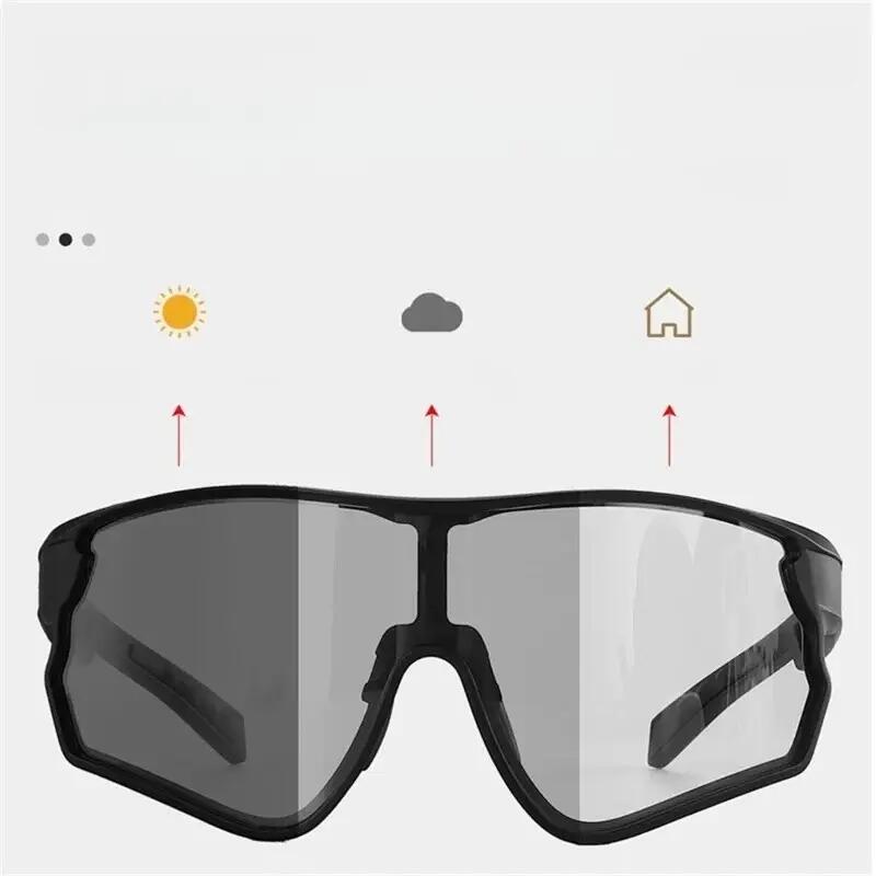 Brille Fahrrad photochromatisch winddicht 2/7