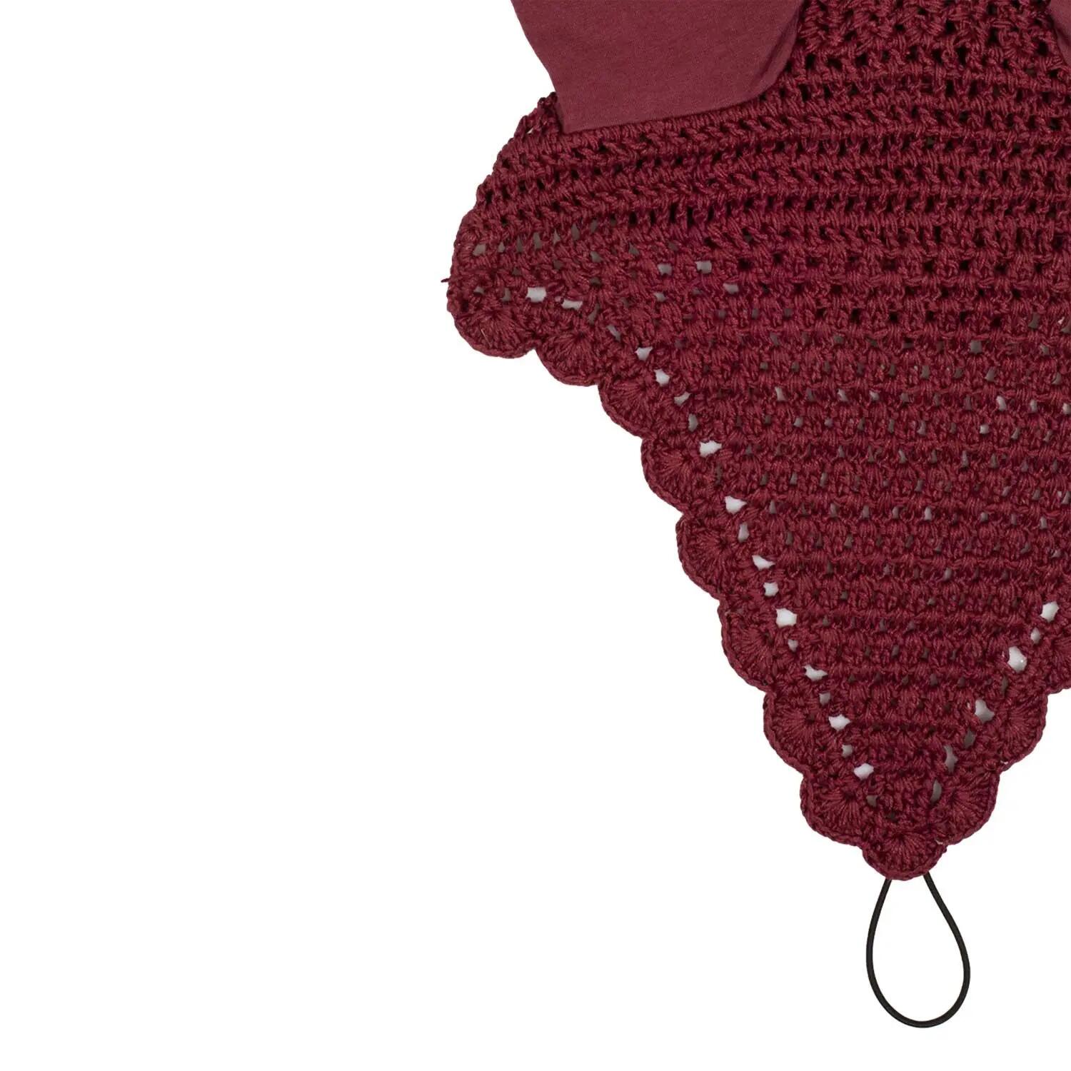 Cuffietta in cotone con attacco al chiudibocca 2/4