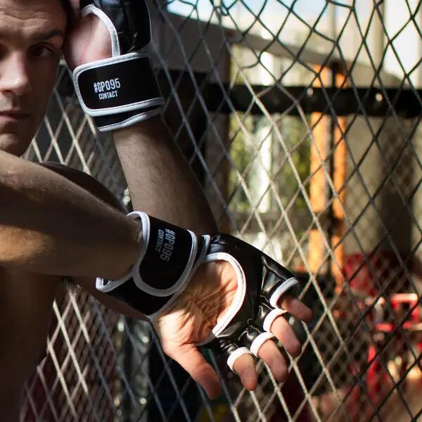 Leone Guanti Mma Contact Nero 7/8