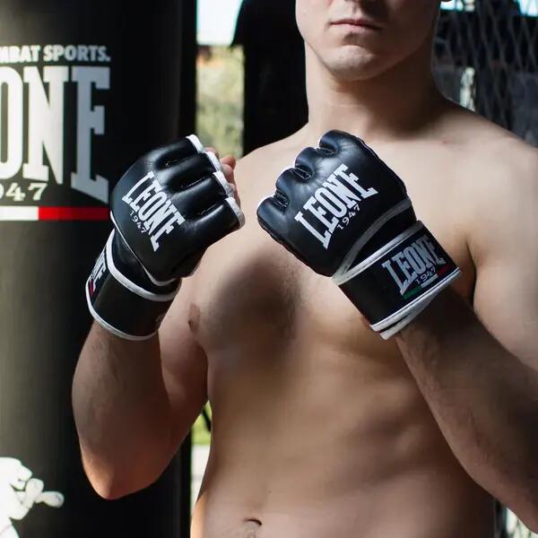 Leone Guanti Mma Contact Nero 6/8