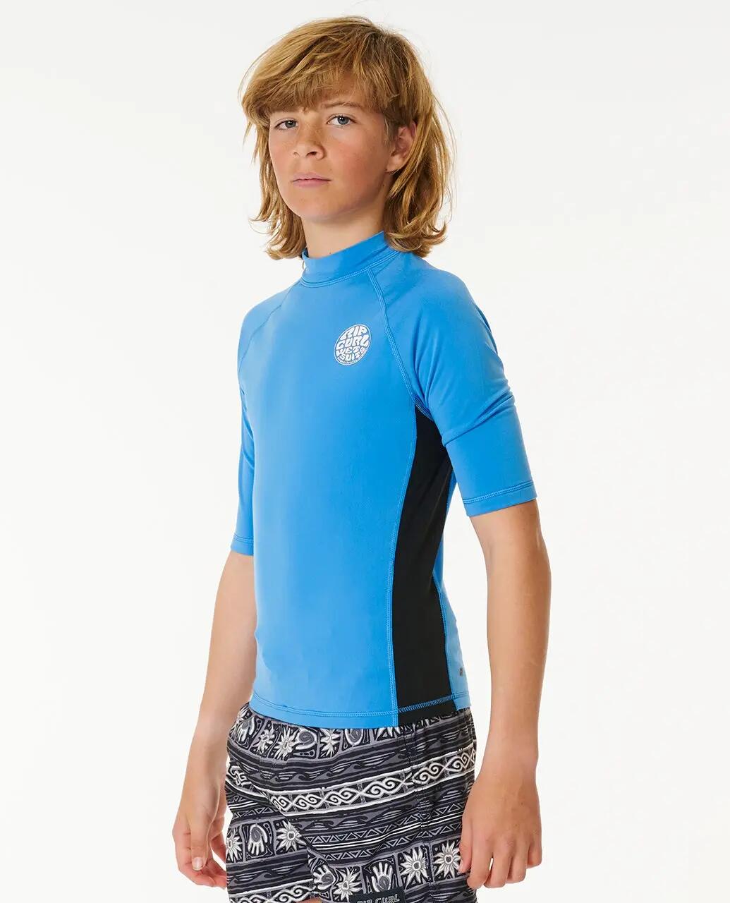 T-shirt anti-UV Rapaz Icons Brushed manga curta - Blue Gum 3/5