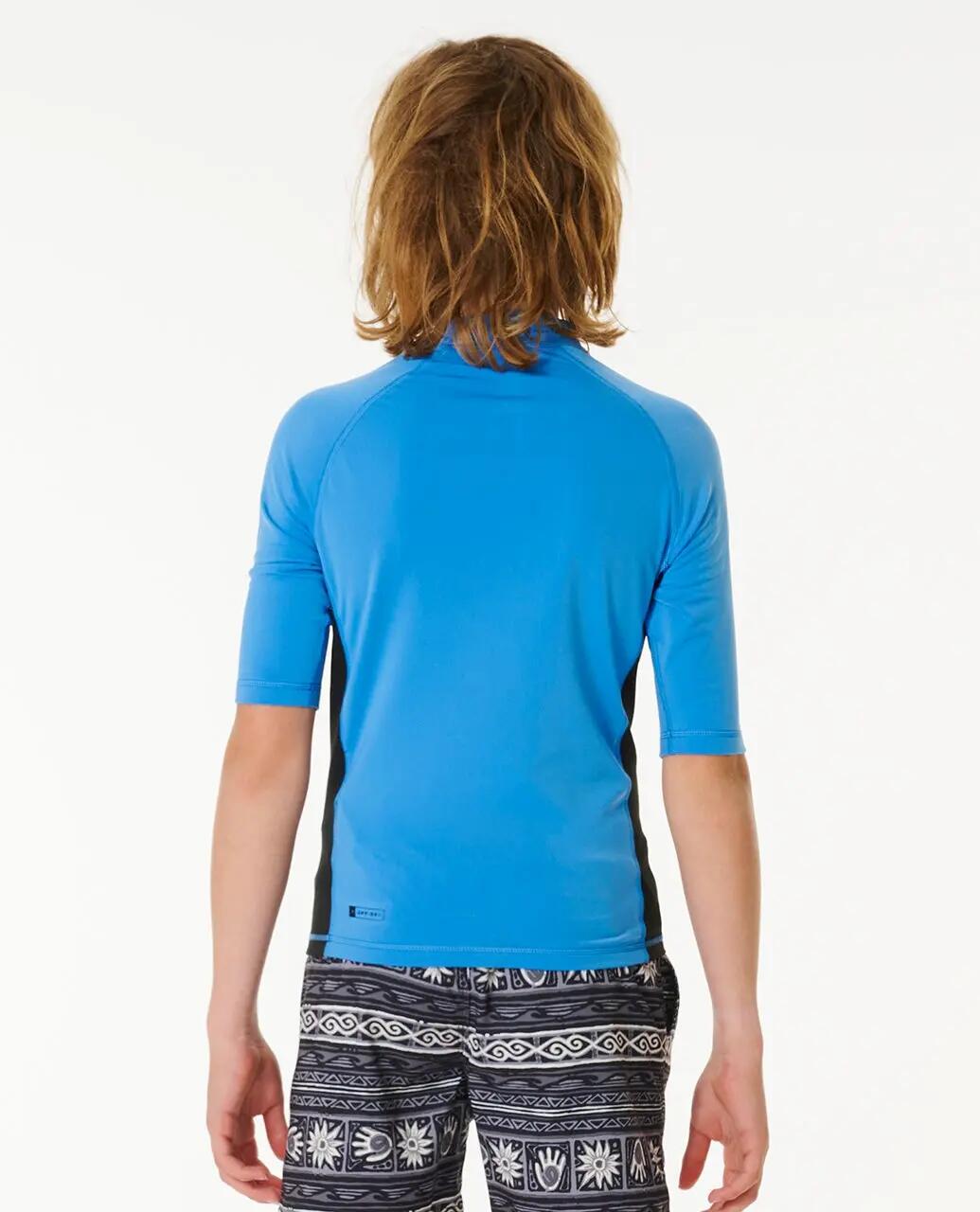 T-shirt anti-UV Rapaz Icons Brushed manga curta - Blue Gum 2/5