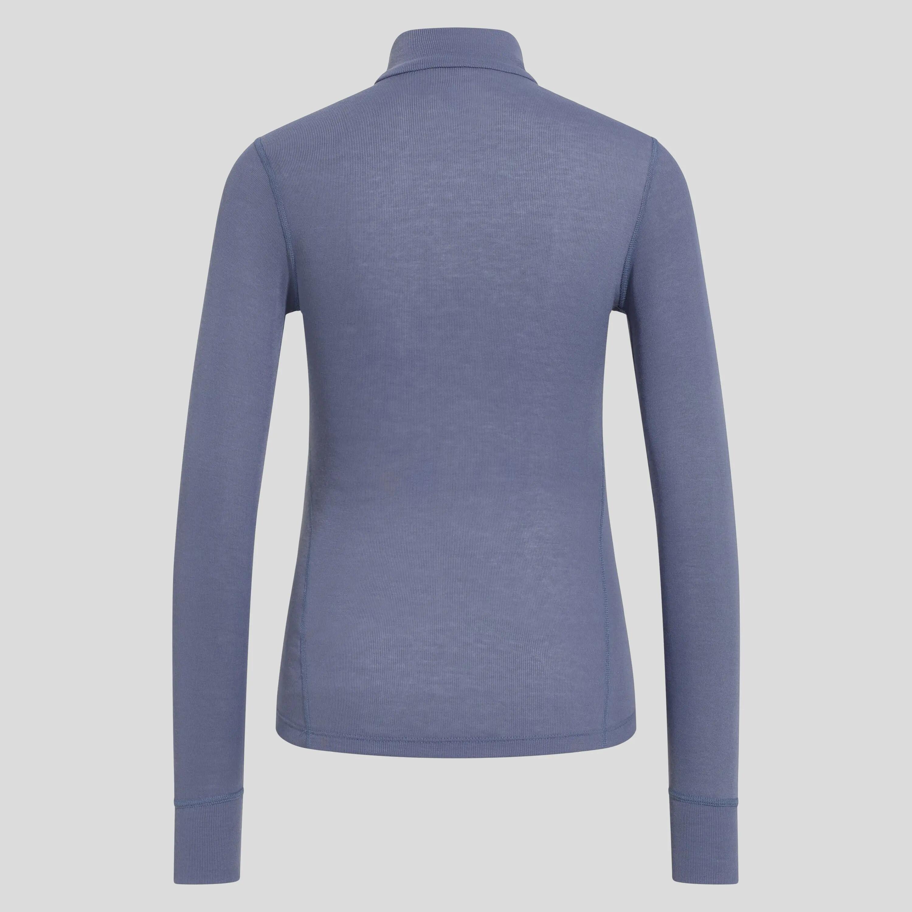 Base Layer Donna Odlo Half Zip Active Warm Grey 6/6
