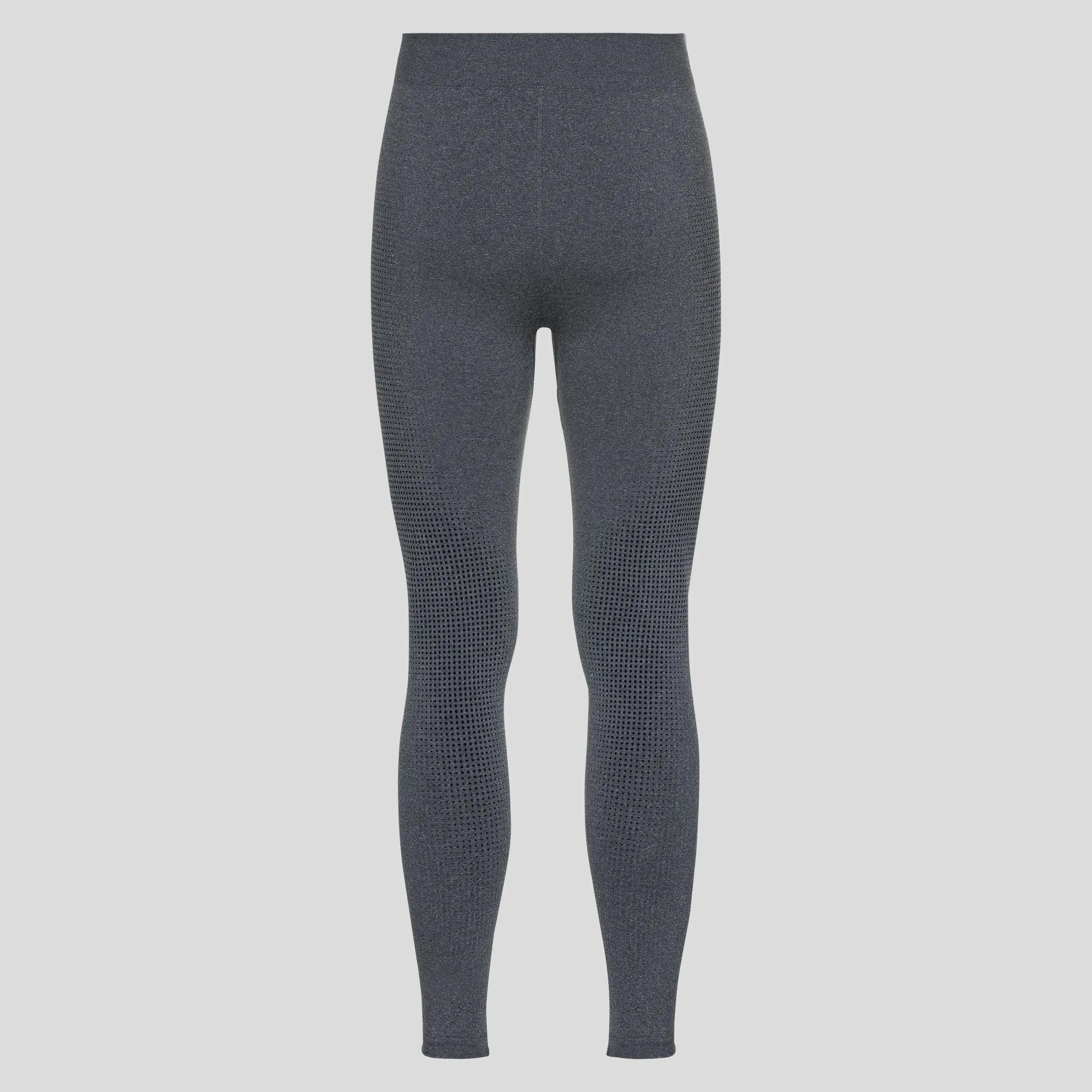 Odlo Performance Warm Eco Long Tights Grey / Black 7/8