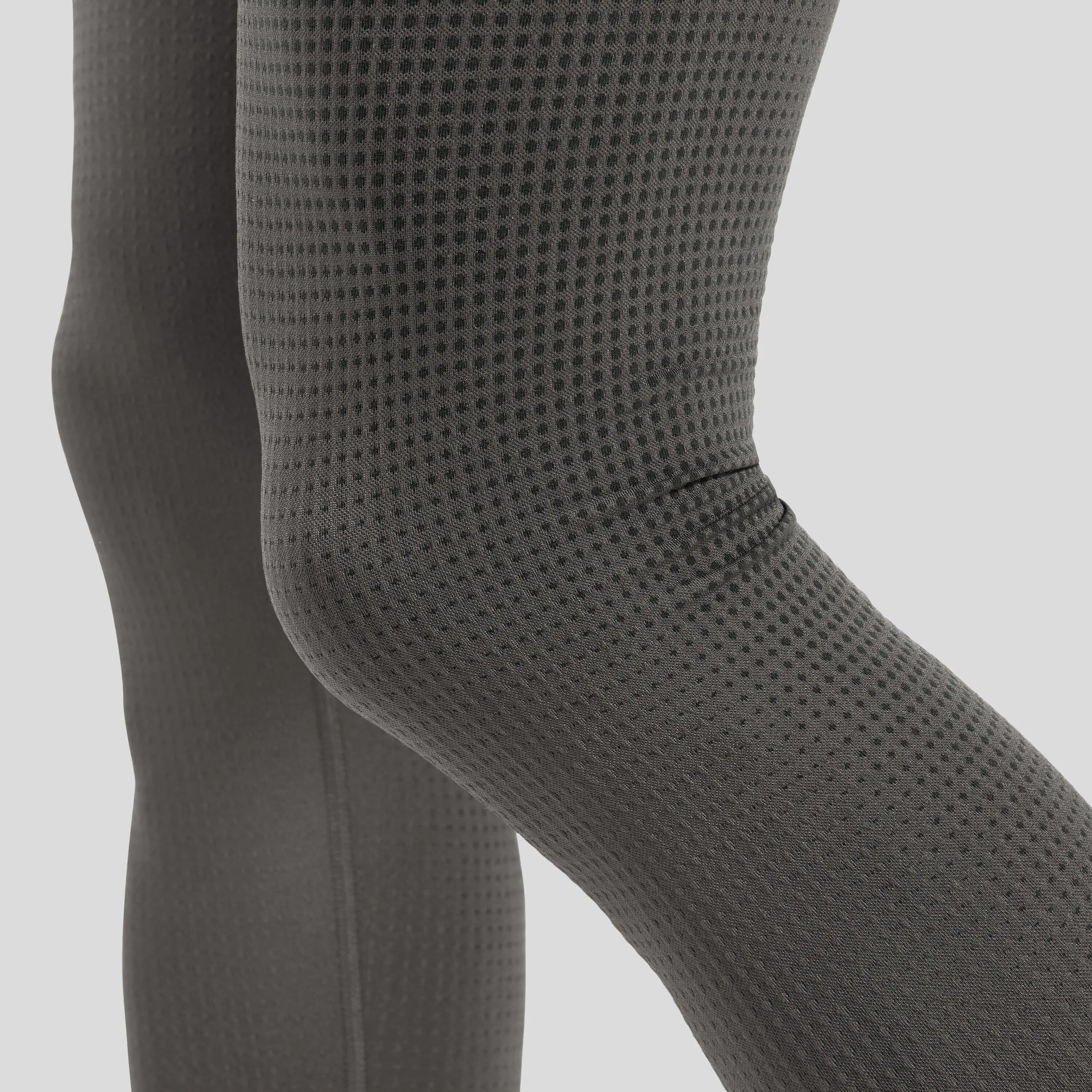 Odlo Performance Warm Eco Long Tights Grey / Black 4/8