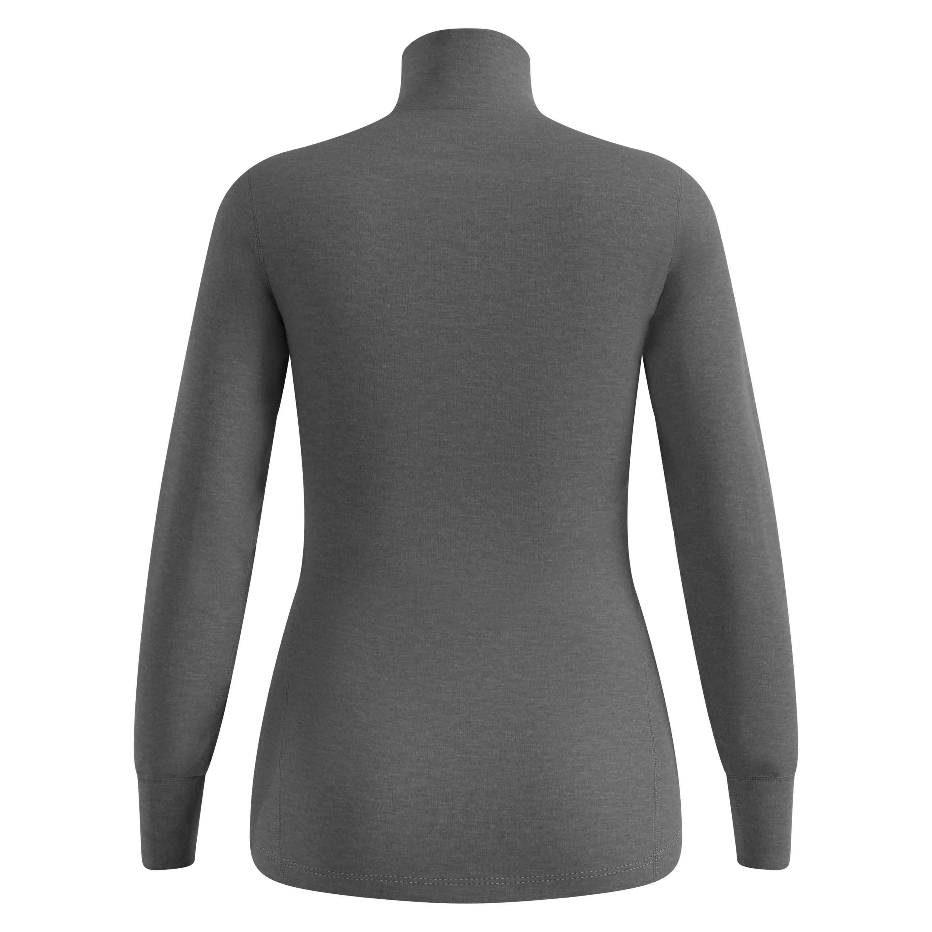 Top base layer a collo alto con mezza zip Active Warm da donna ODLO 4/7