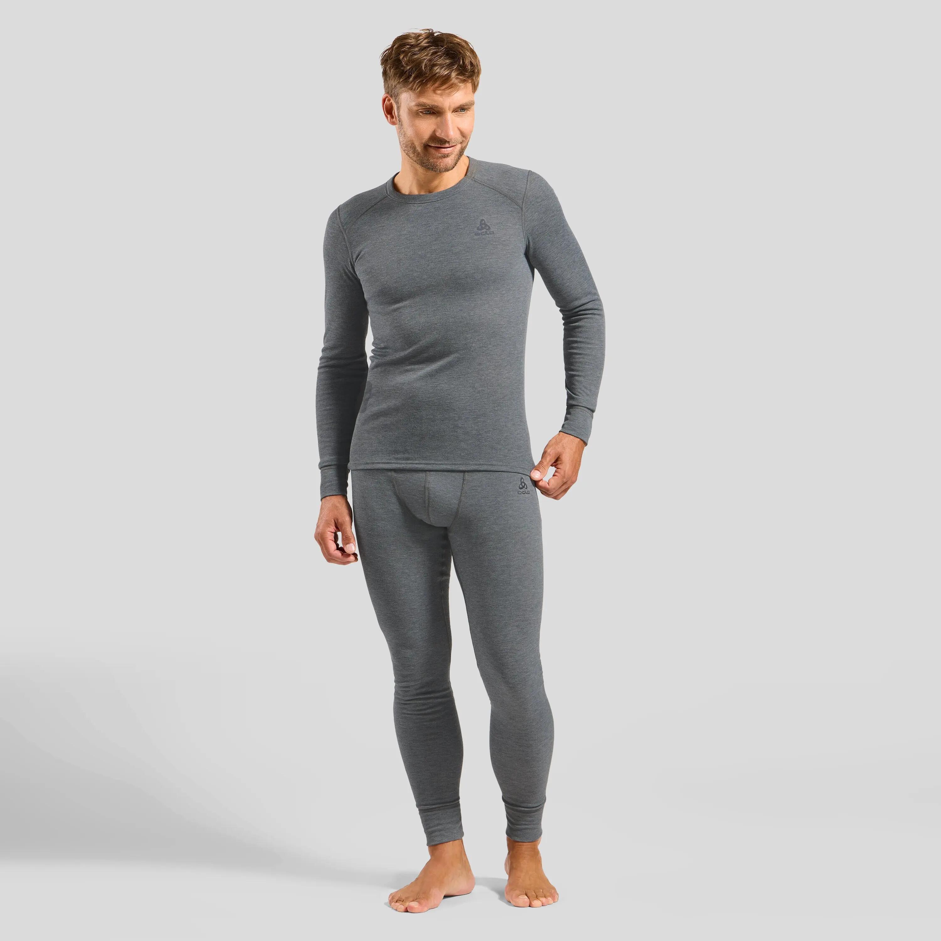 Odlo Active Warm Eco Grey Long Tights 4/10