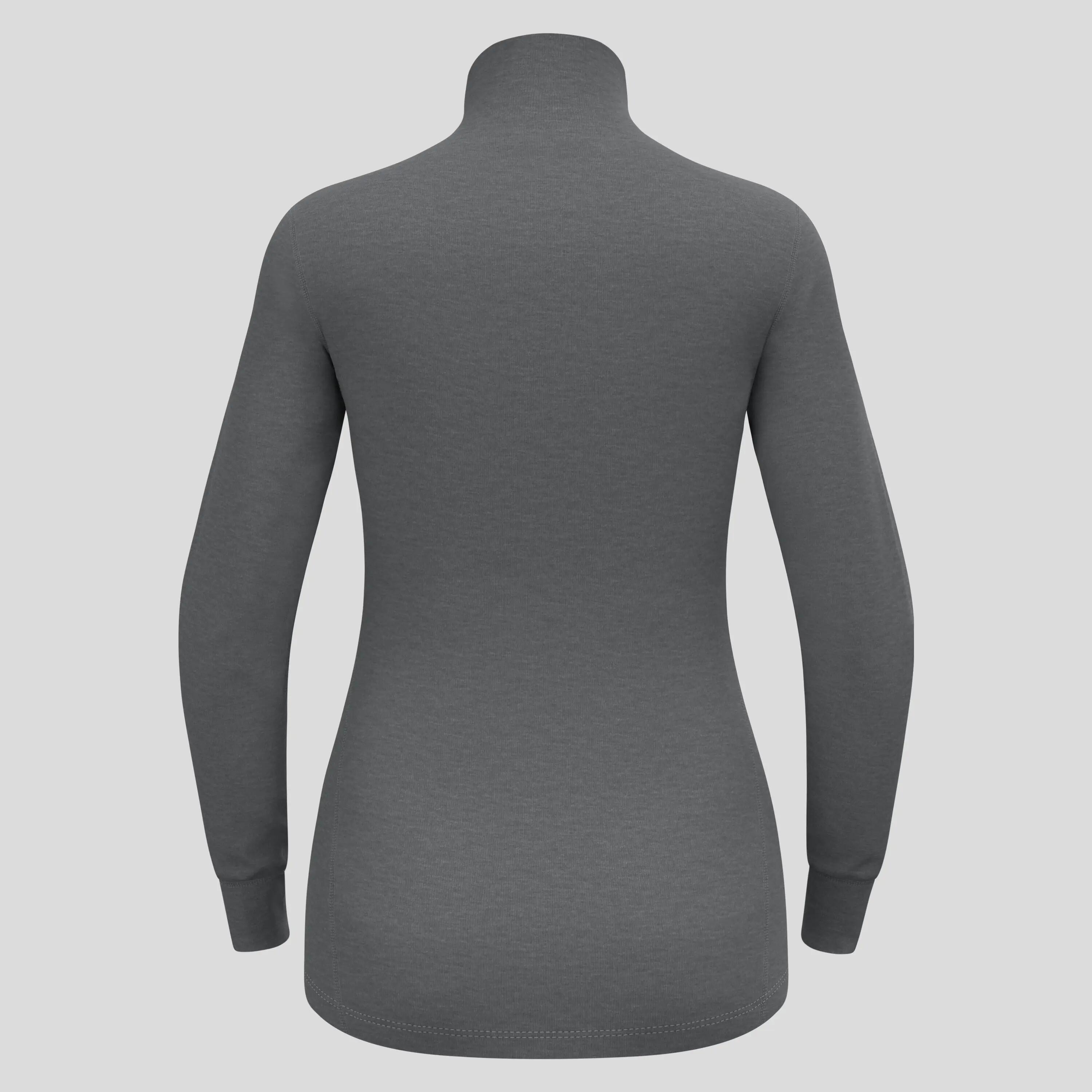 Top base layer a collo alto con mezza zip Active Warm da donna ODLO 2/7