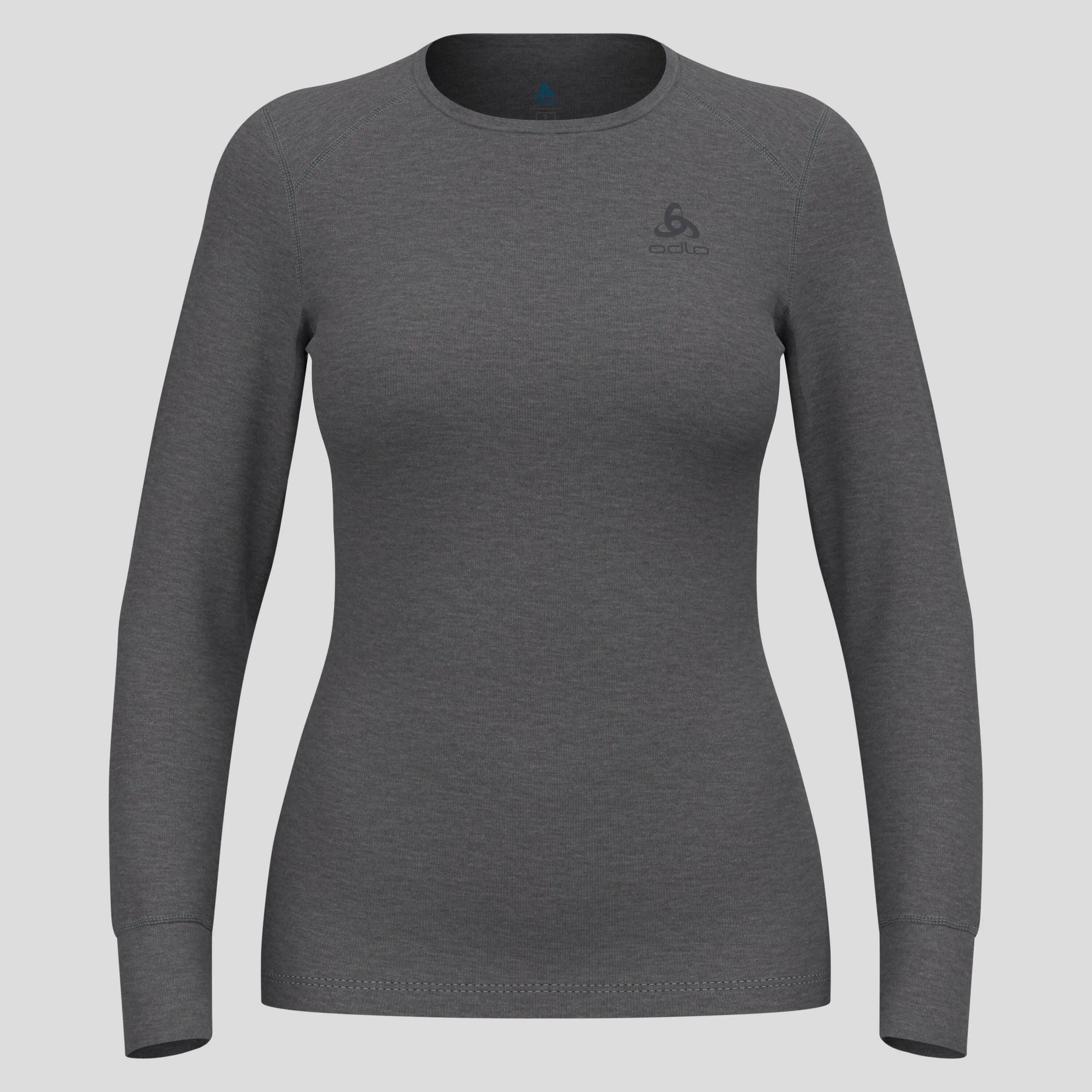 Maillot Manches Longues Odlo Active Warm Eco Gris Femme 5/12