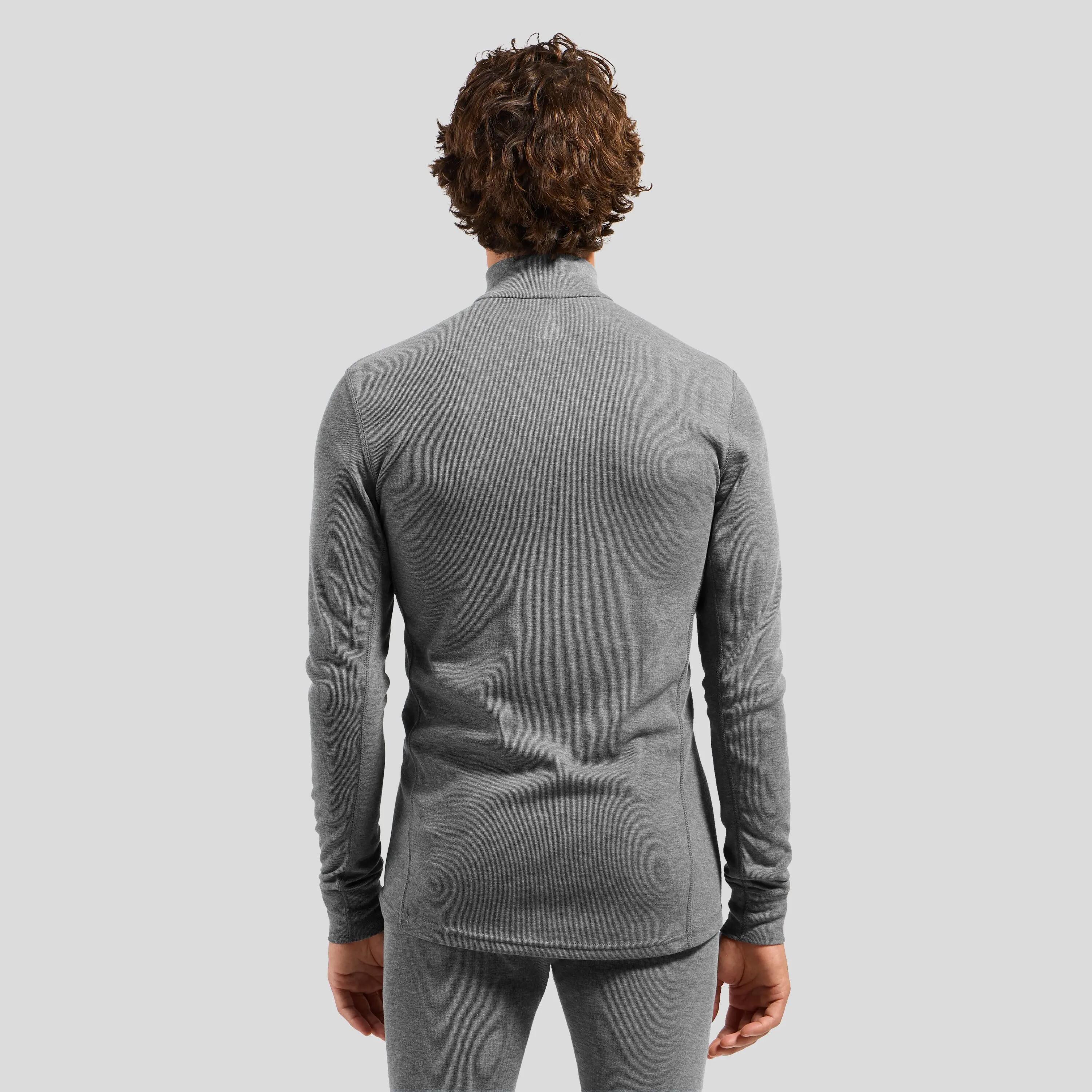 T-shirt à col montant zippé Active Warm pour homme ODLO 2/8