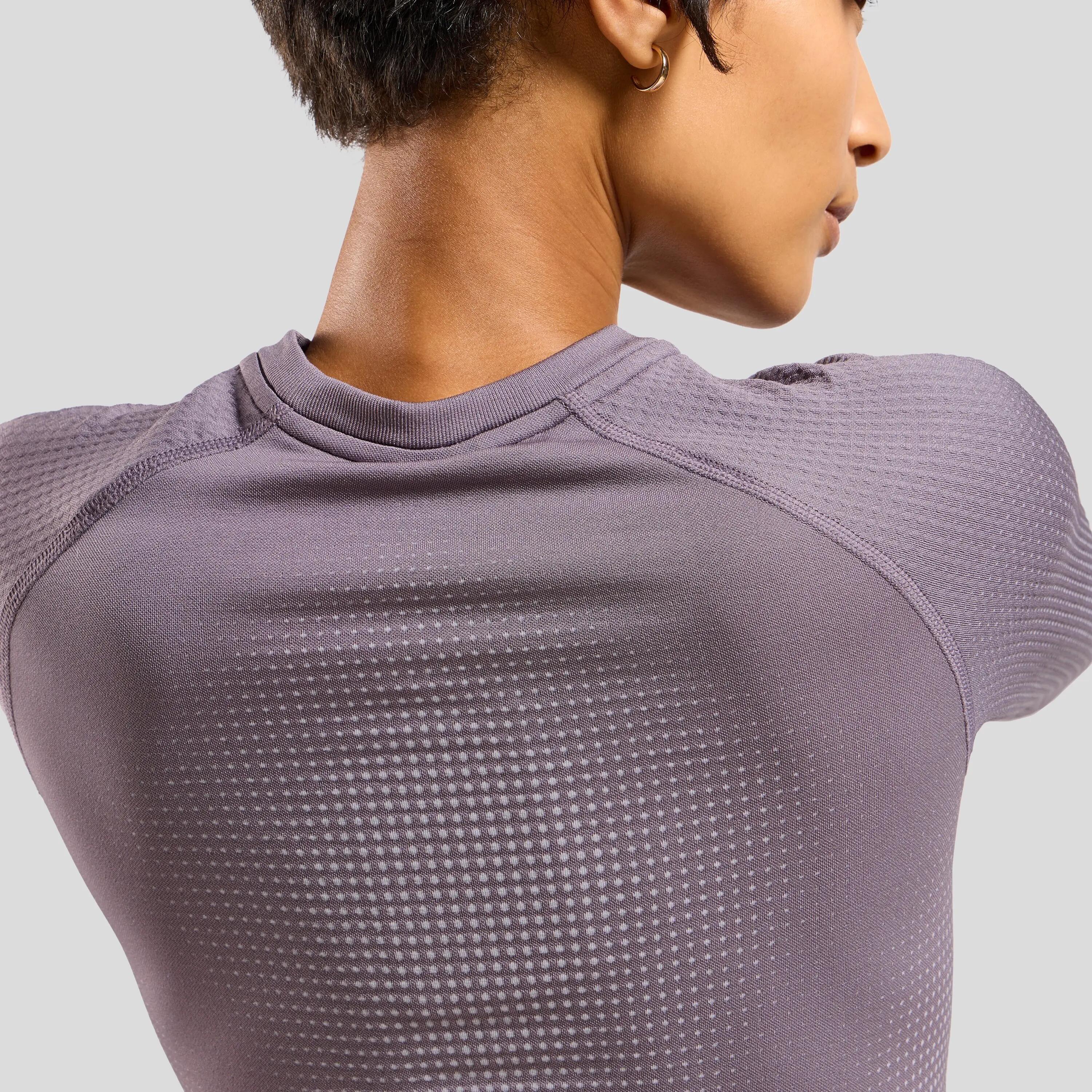 Odlo Performance Warm Baselayer Grey da donna 3/8
