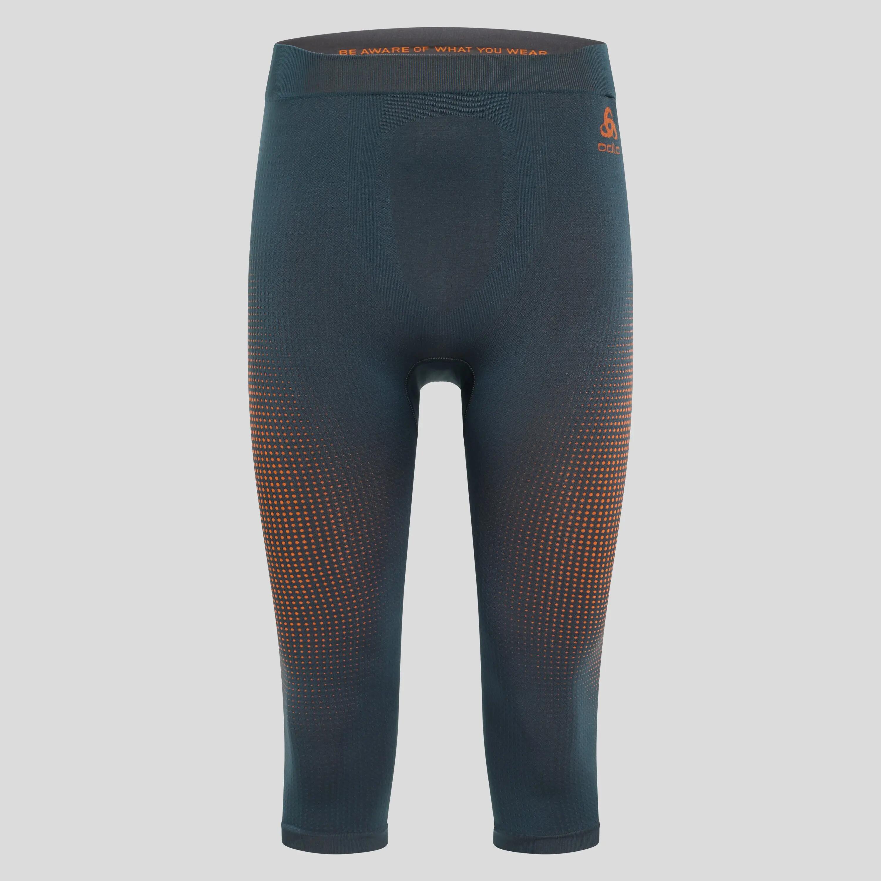 Legginsy termoaktywne męskie Odlo PERFORMANCE WARM ECO 6/7