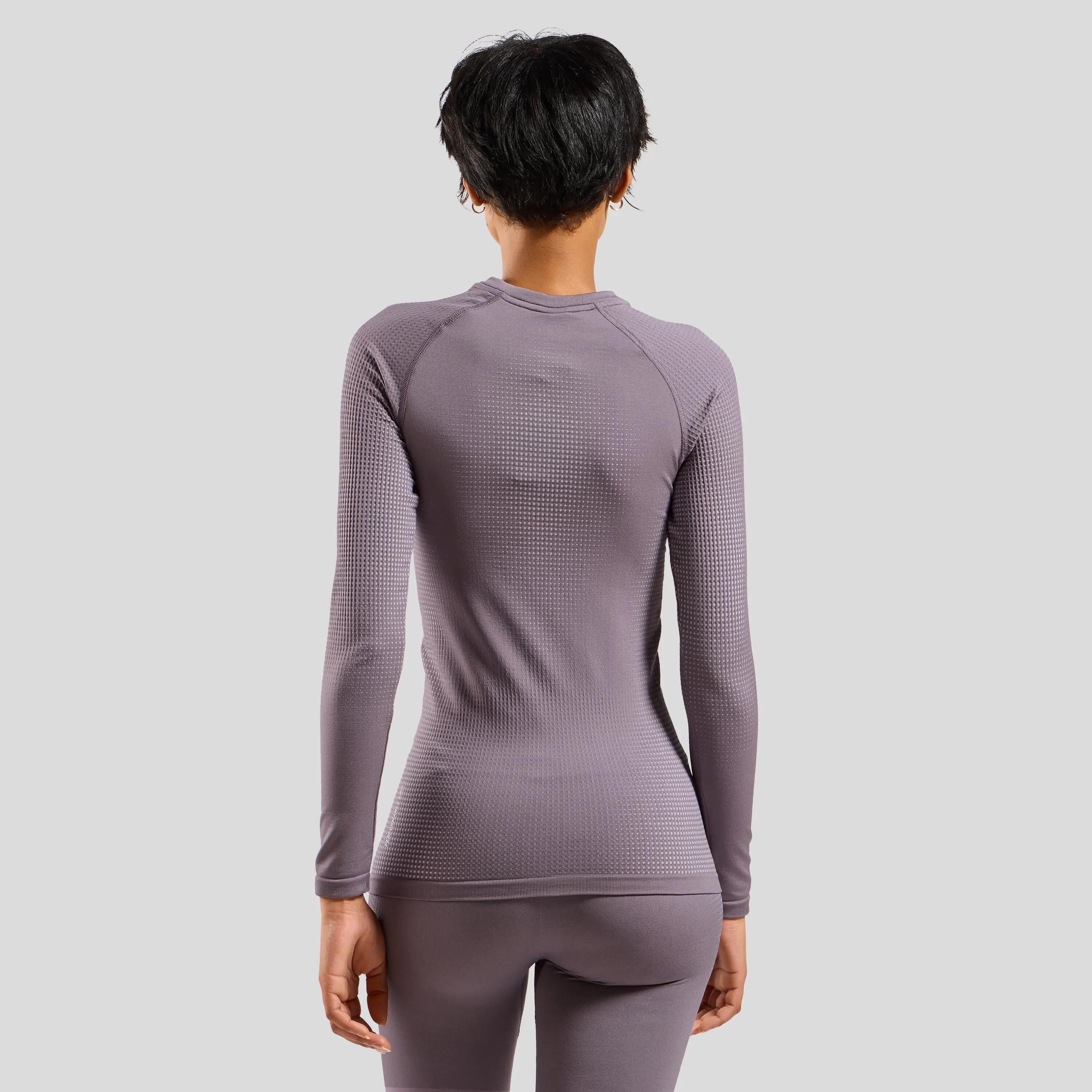 Odlo Performance Warm Baselayer Grey da donna 2/8
