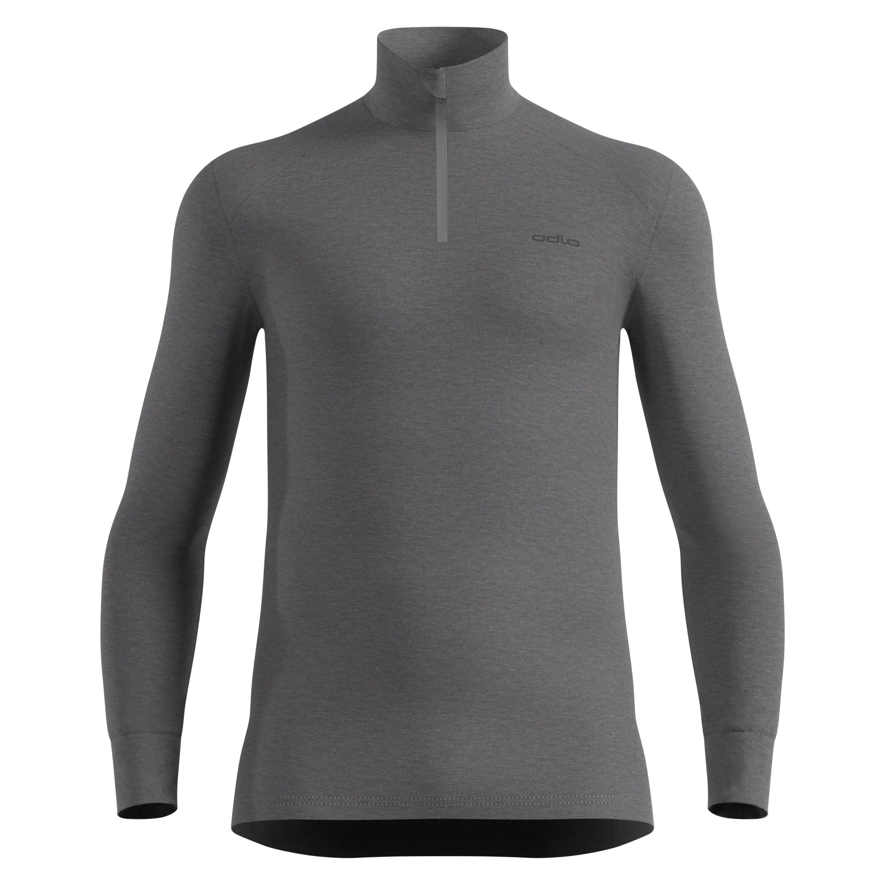 T-shirt à col montant zippé Active Warm pour homme ODLO 7/8