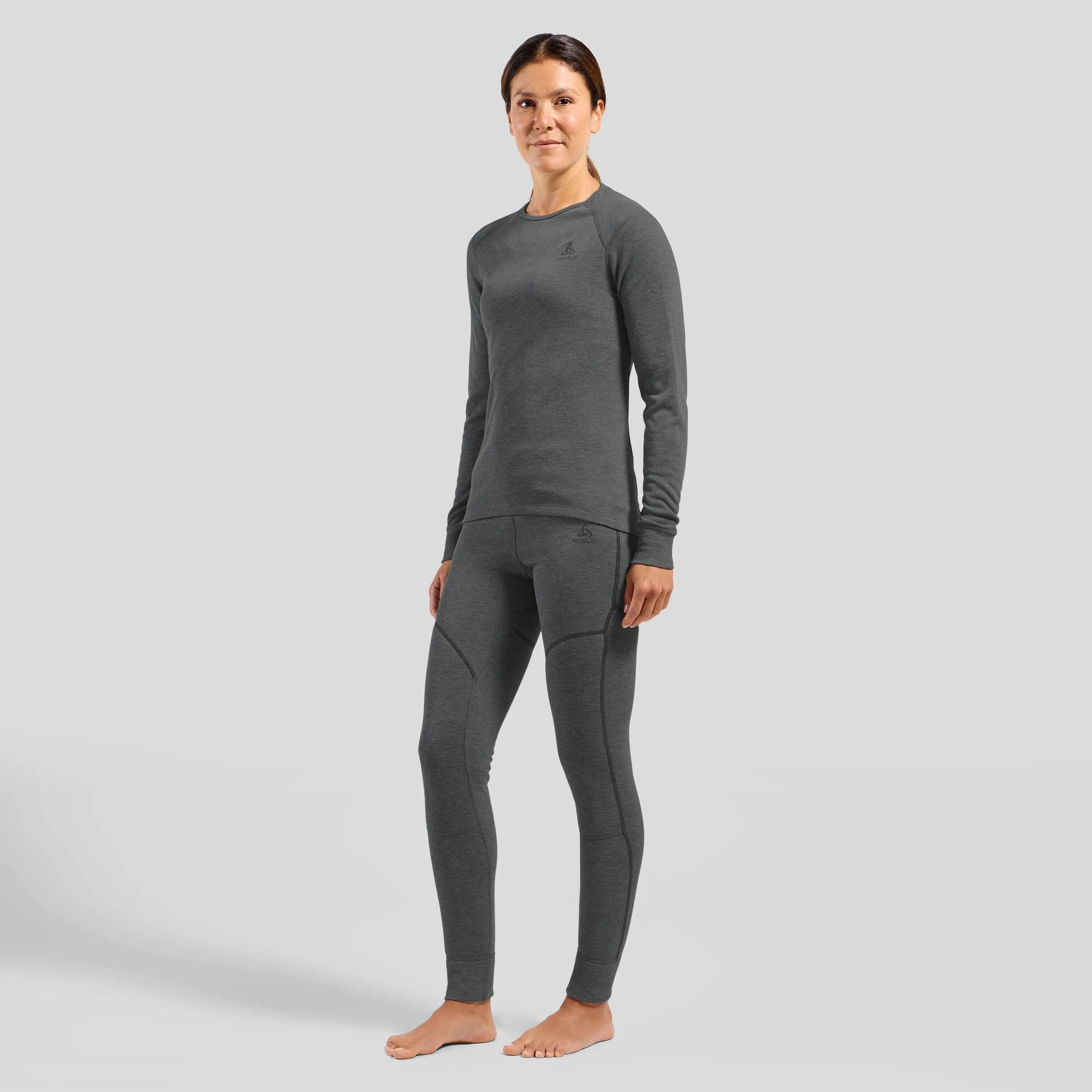 Odlo Active Warm Eco Langarmtrikot Grau Damen 4/12