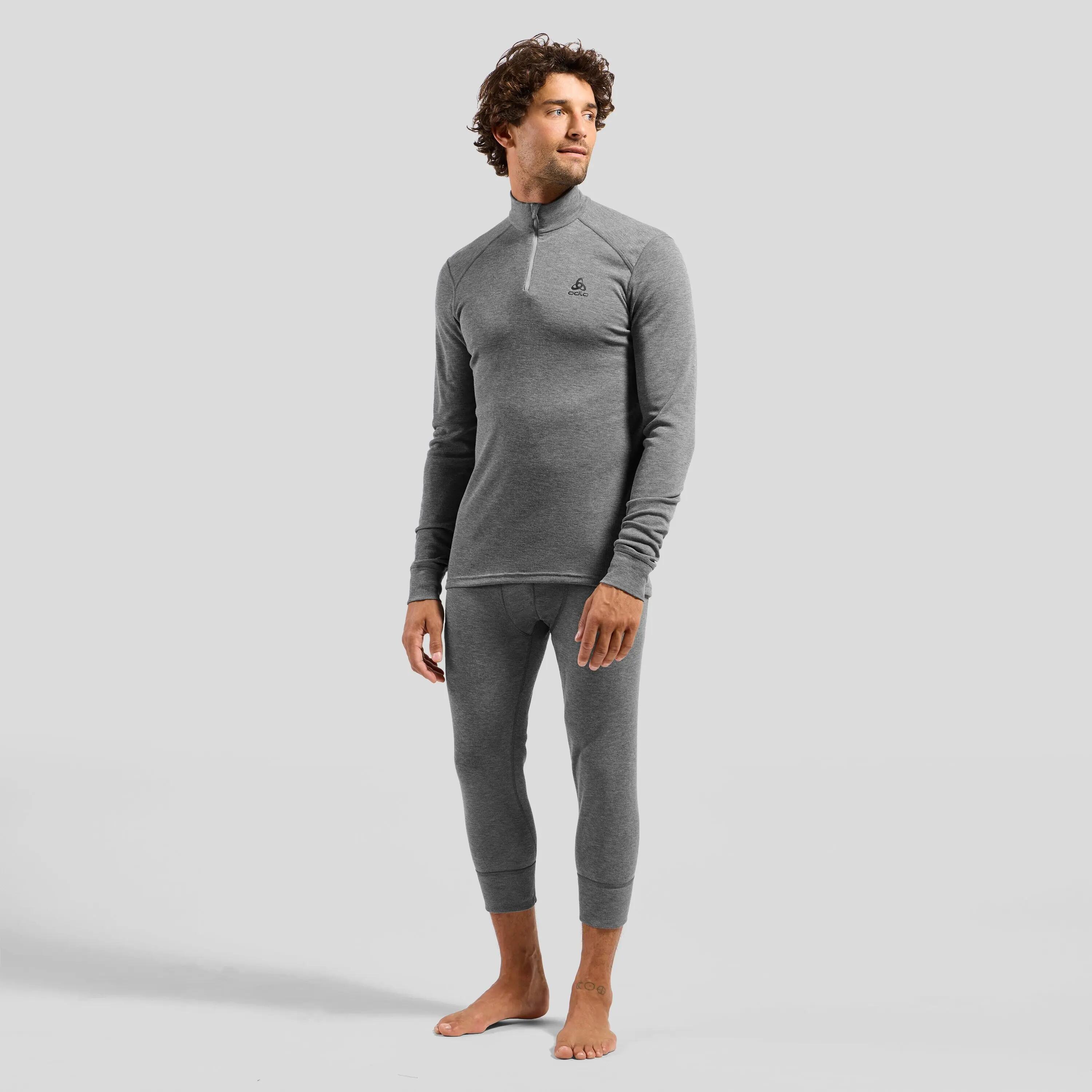 T-shirt à col montant zippé Active Warm pour homme ODLO 4/8