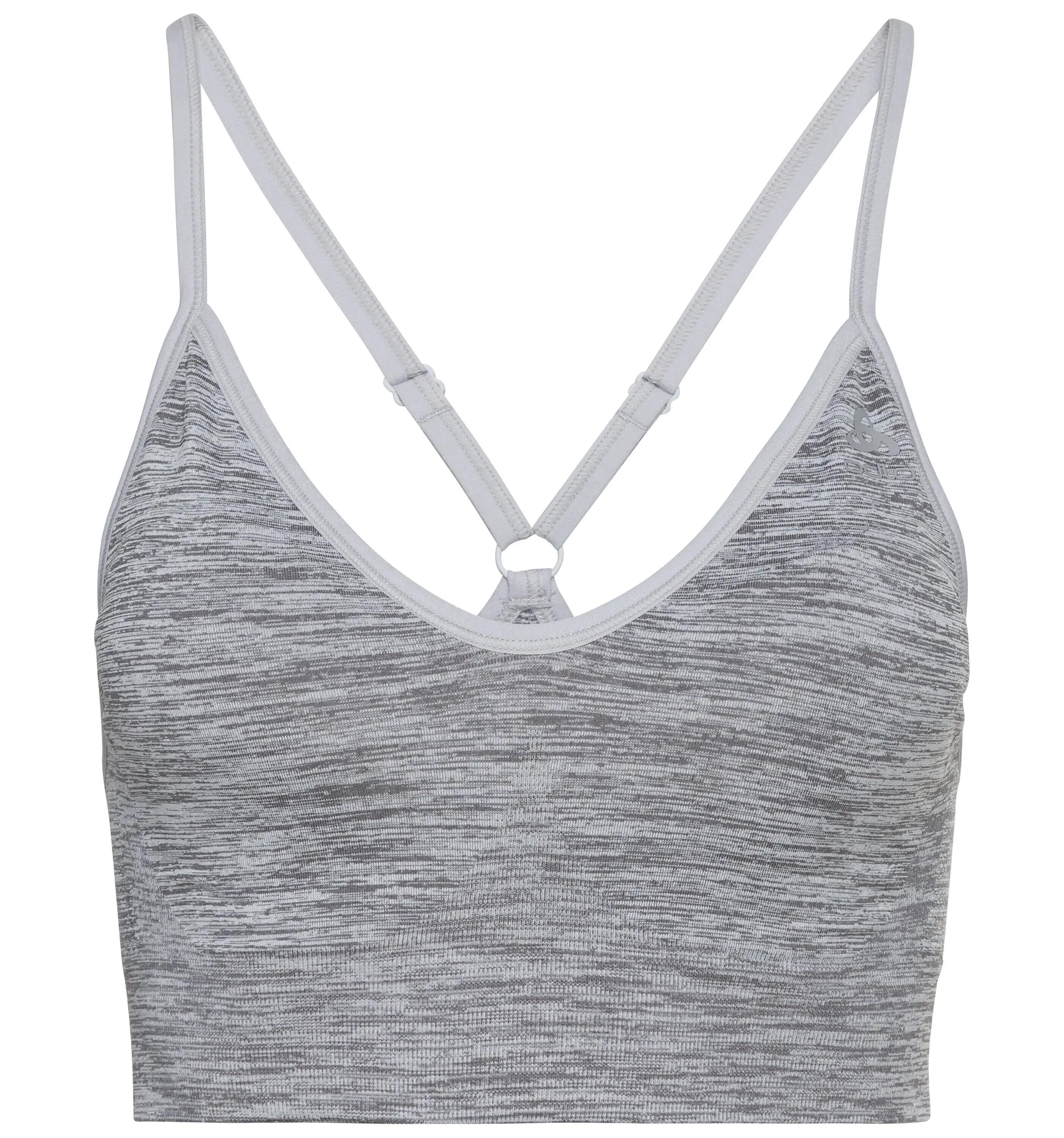 Top sportowy damski Padded Seamless Soft 2.0 szary 6/7
