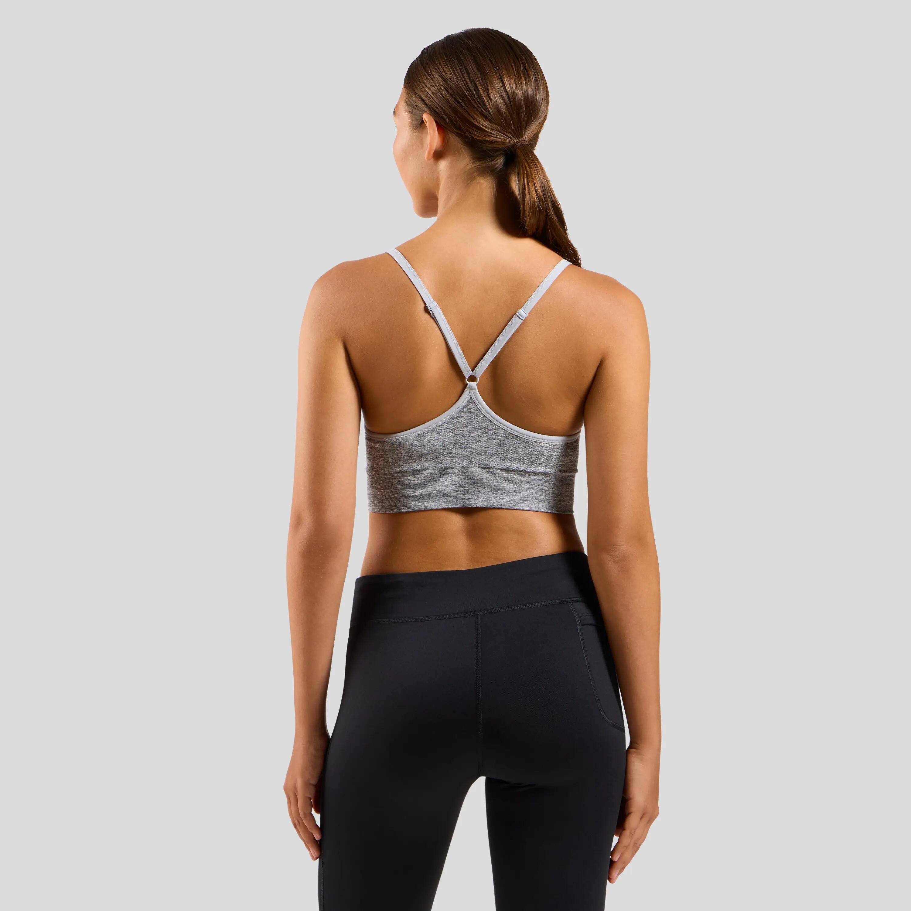 Top sportowy damski Padded Seamless Soft 2.0 szary 2/7