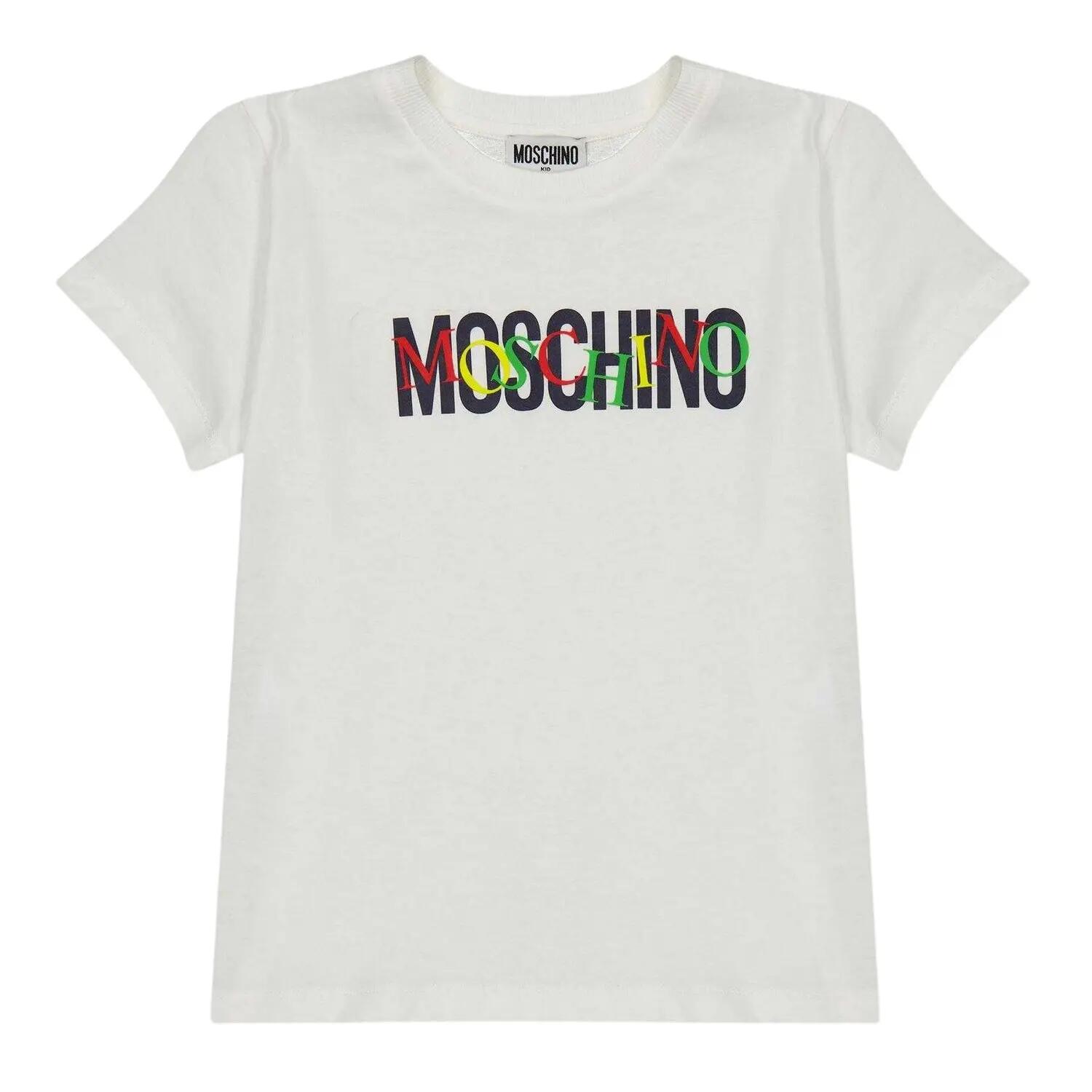 Moschino Childrens/Kids Logo Short-Sleeved T-Shirt
