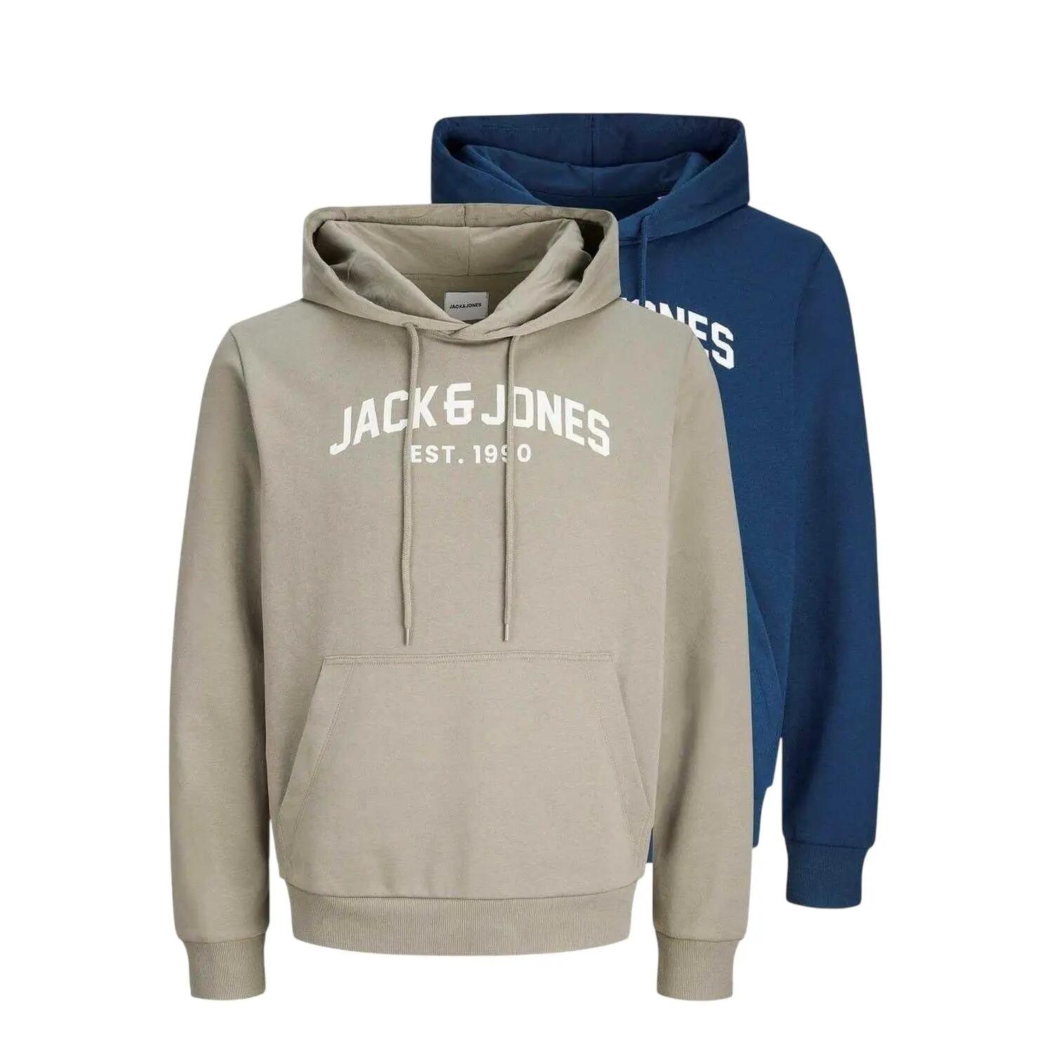 Jack And Jones Mens Arch Hoodie (Pack of 2)