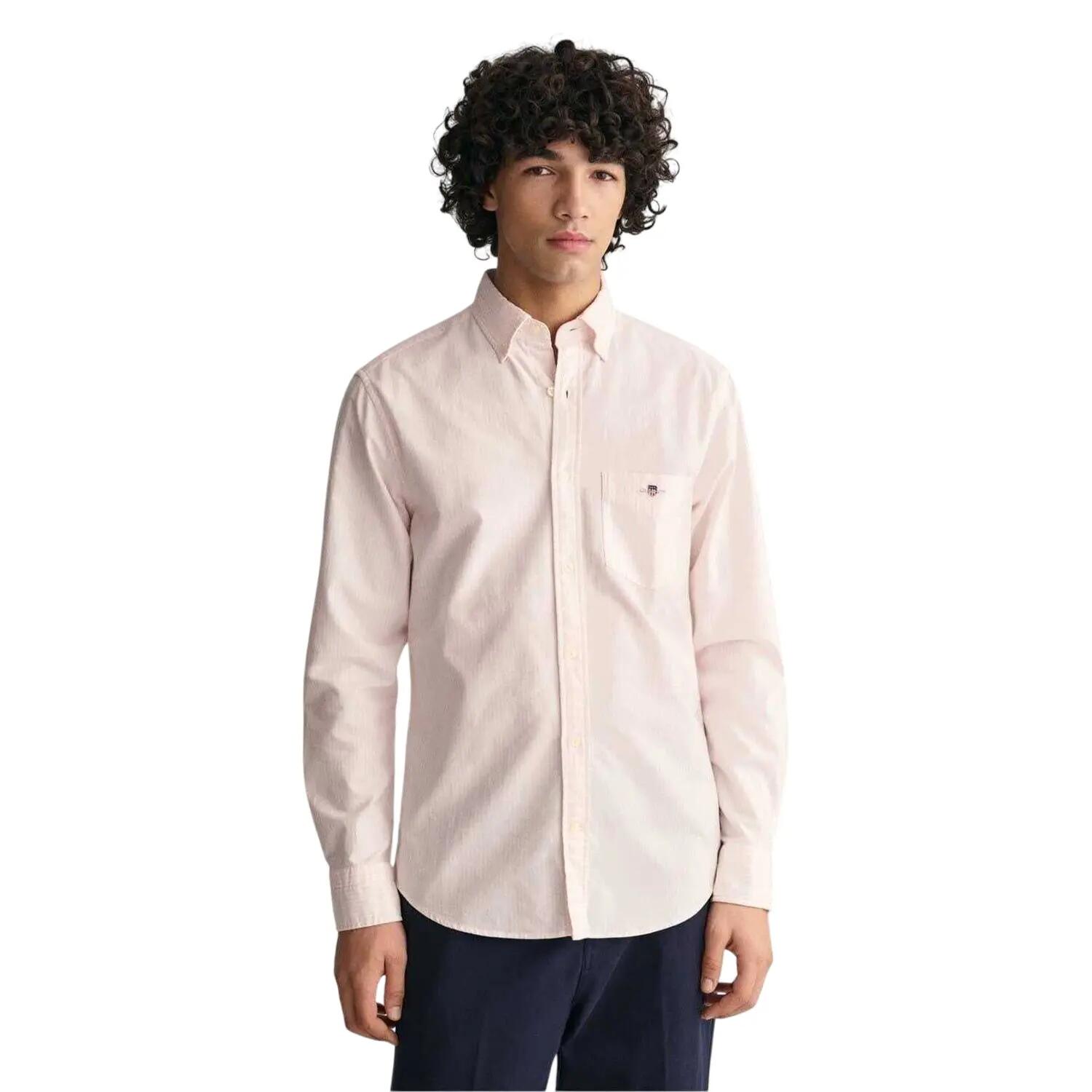 Gant Mens Classic Stripe Detail Oxford Button-Down Shirt