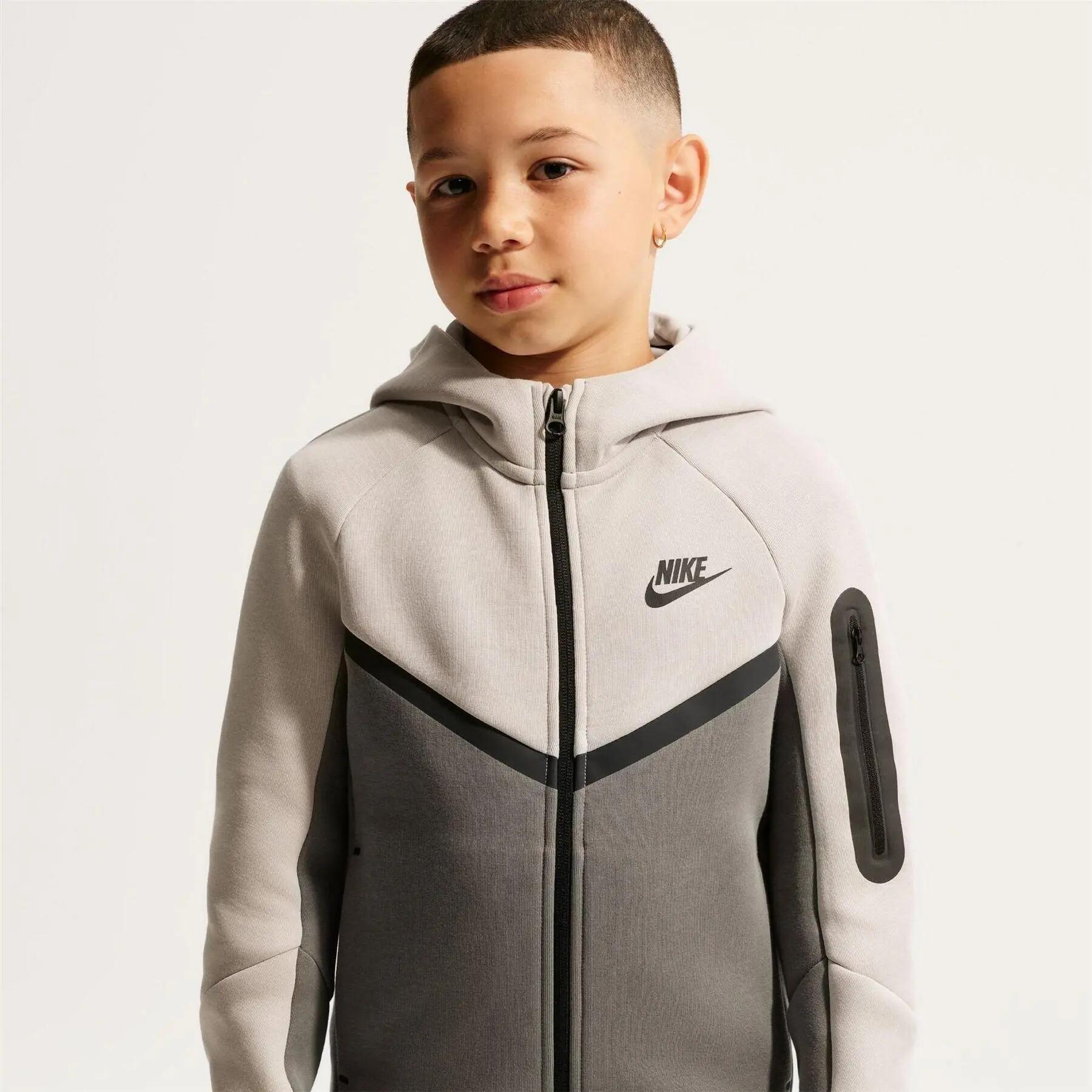 Nike Childrens/Kids Tech Fleece Full Zip Hoodie