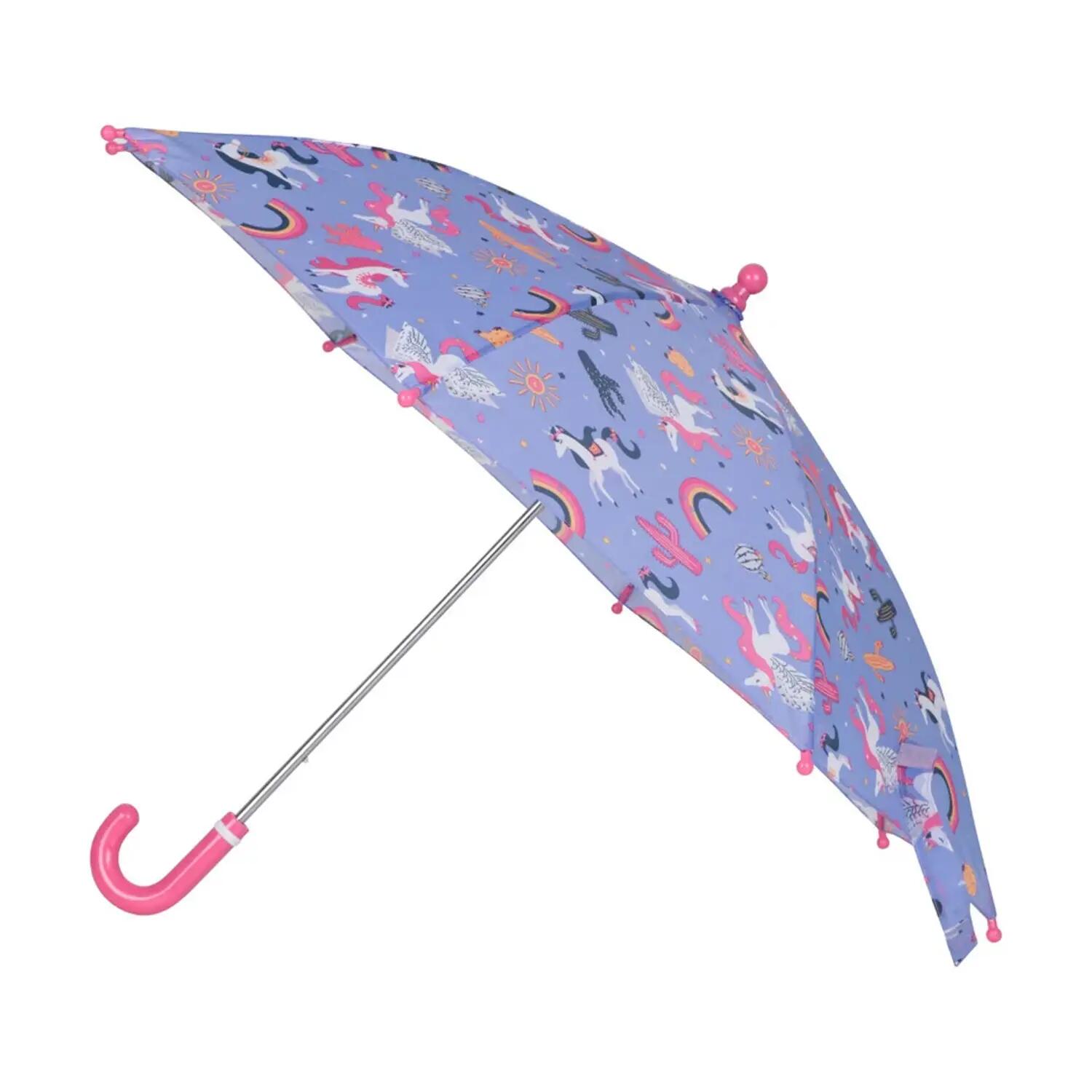 Mountain Warehouse Childrens/Kids Unicorn Folding Umbrella