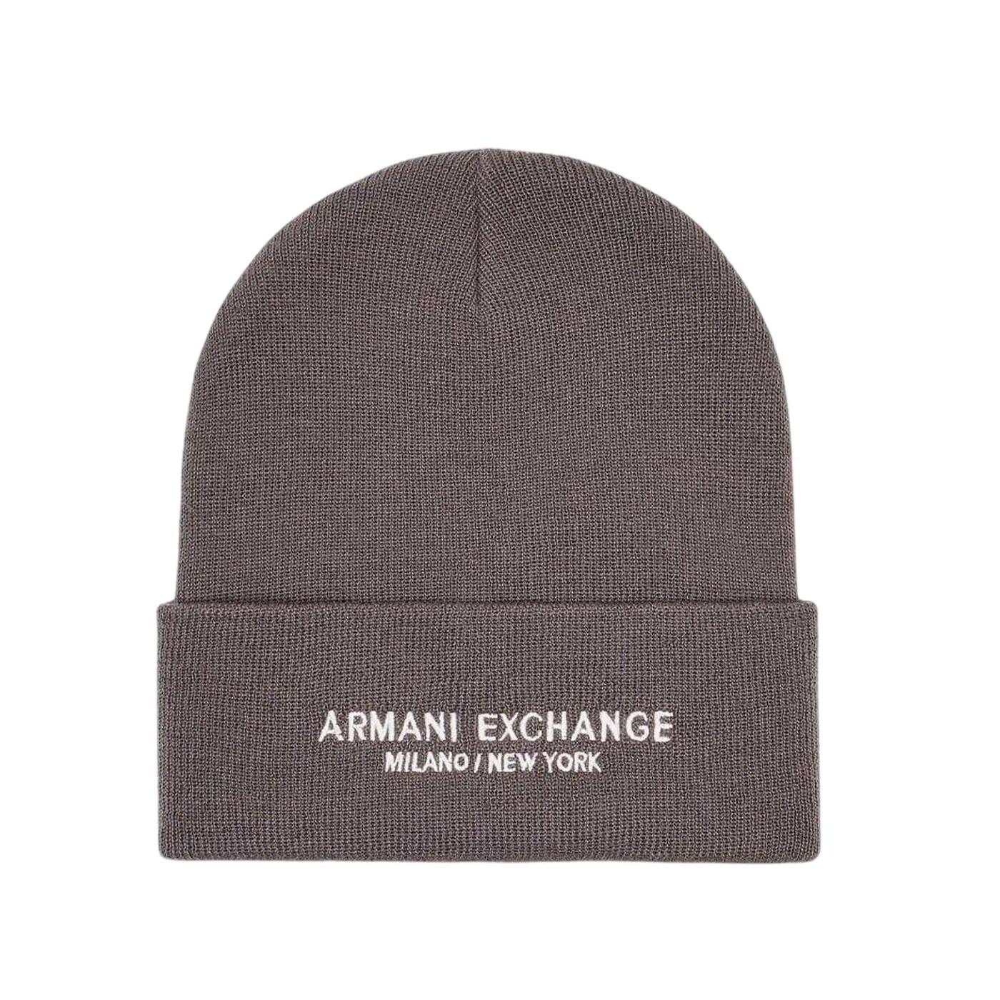 Armani Exchange Mens Lettering Beanie